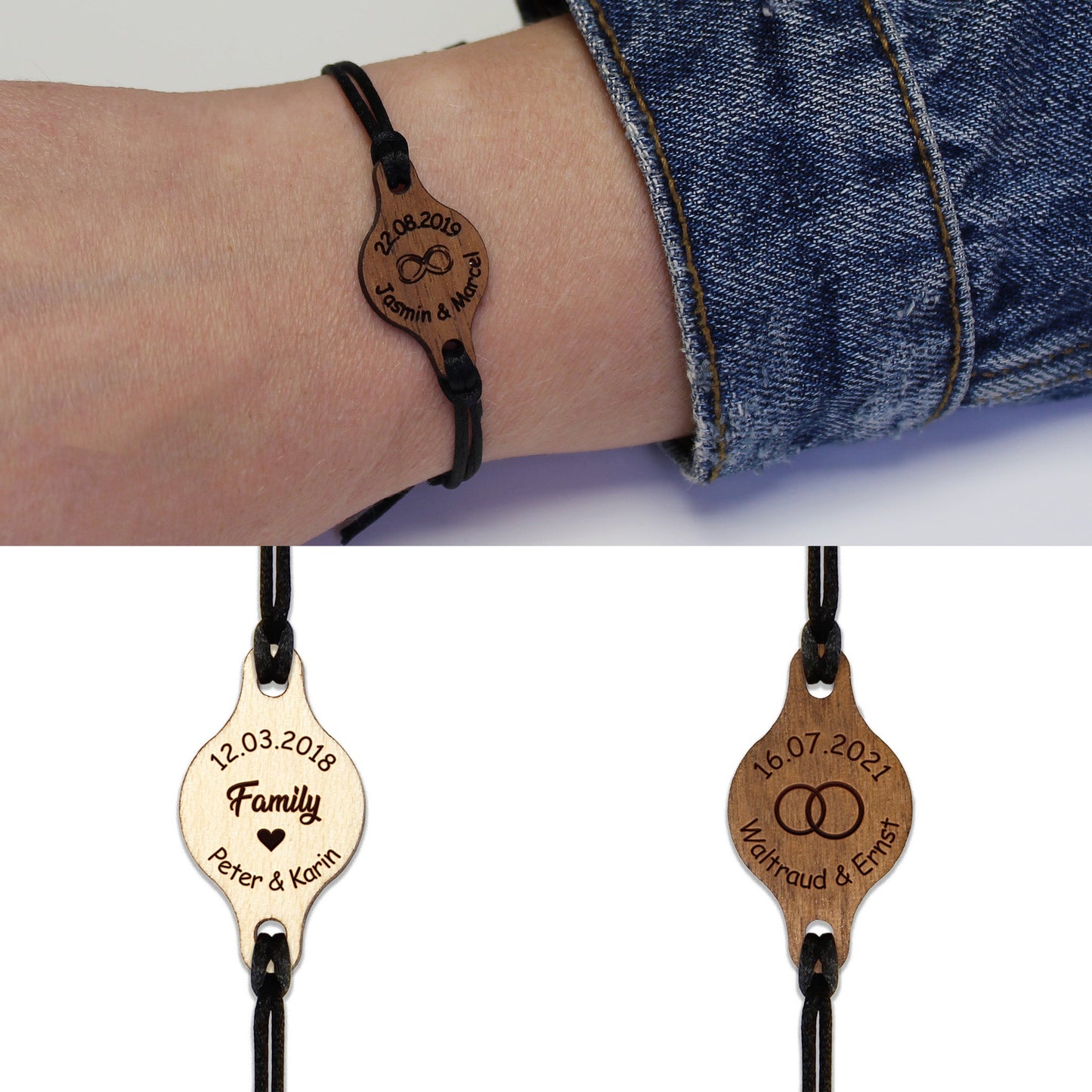 Armband "Dein Design 2" personalisiert - Nanino Design Onlineshop -