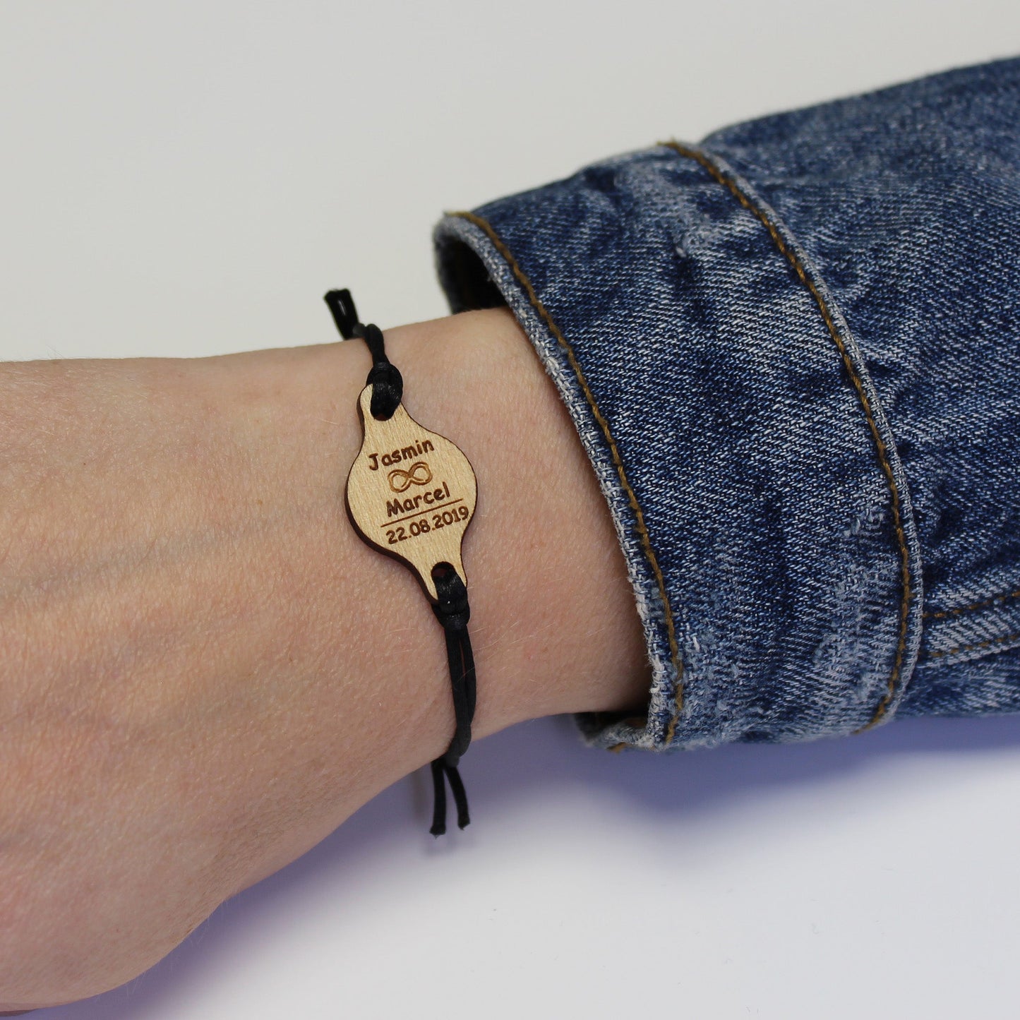 Armband "Liebe/Freundschaft" personalisiert - Nanino Design Onlineshop -