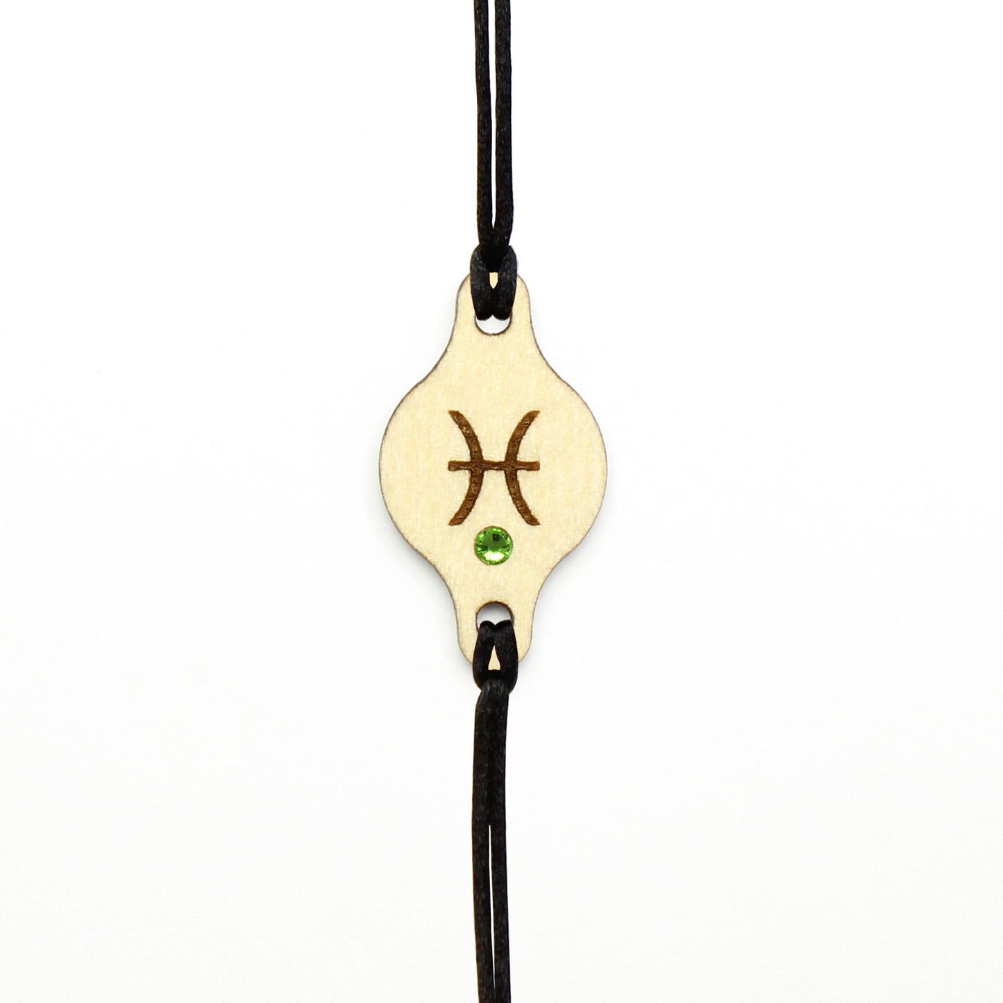 Armband Sternzeichen "Fische" mit Glitzerstein - Nanino Design Onlineshop -