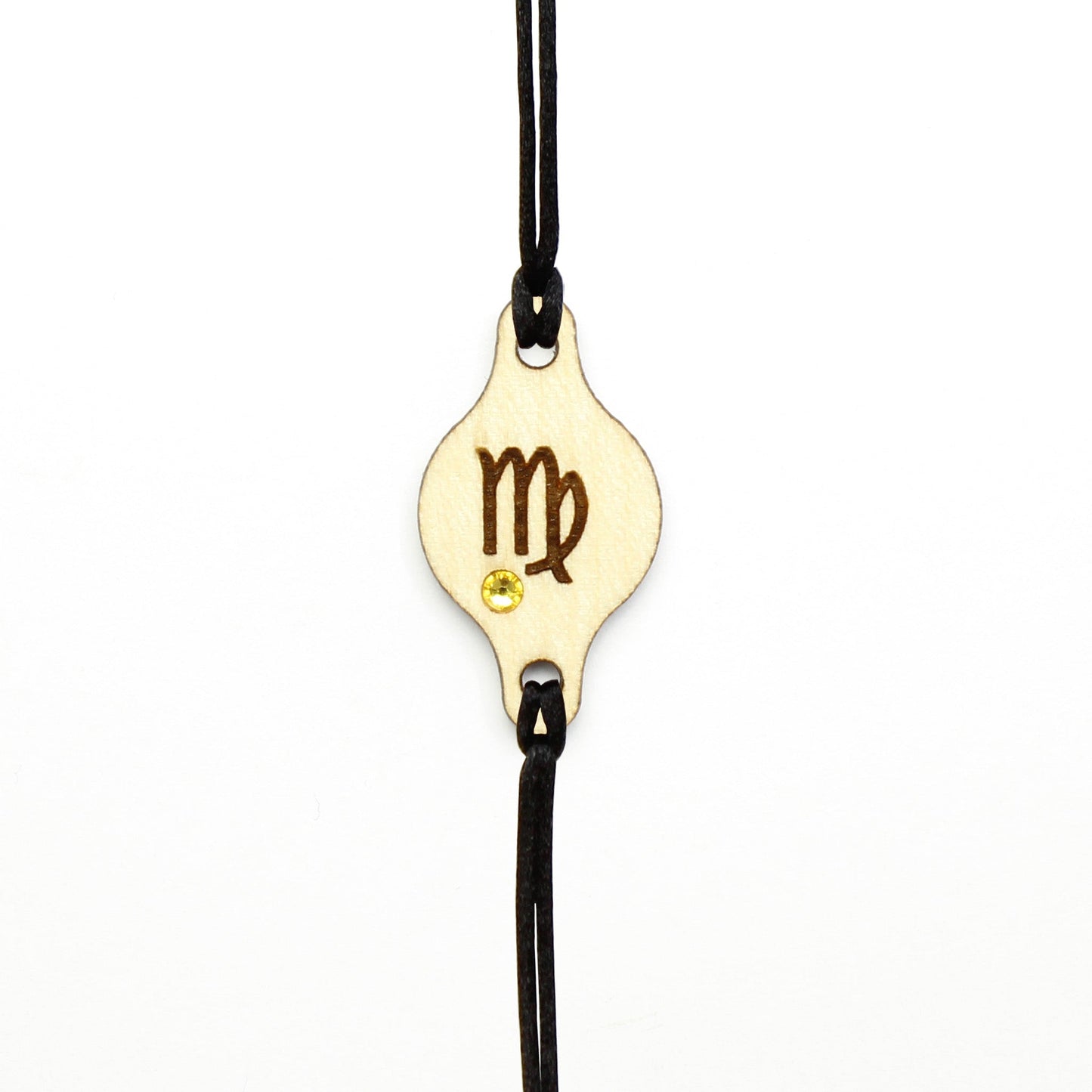 Armband Sternzeichen "Jungfrau" mit Glitzerstein - Nanino Design Onlineshop -
