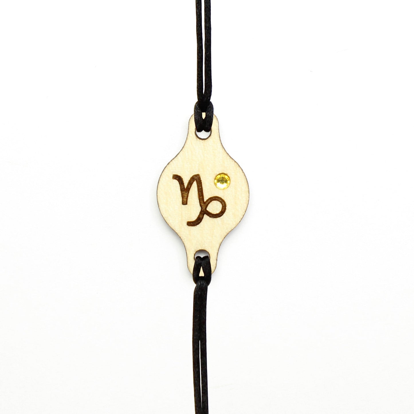 Armband Sternzeichen "Steinbock" mit Glitzerstein - Nanino Design Onlineshop -
