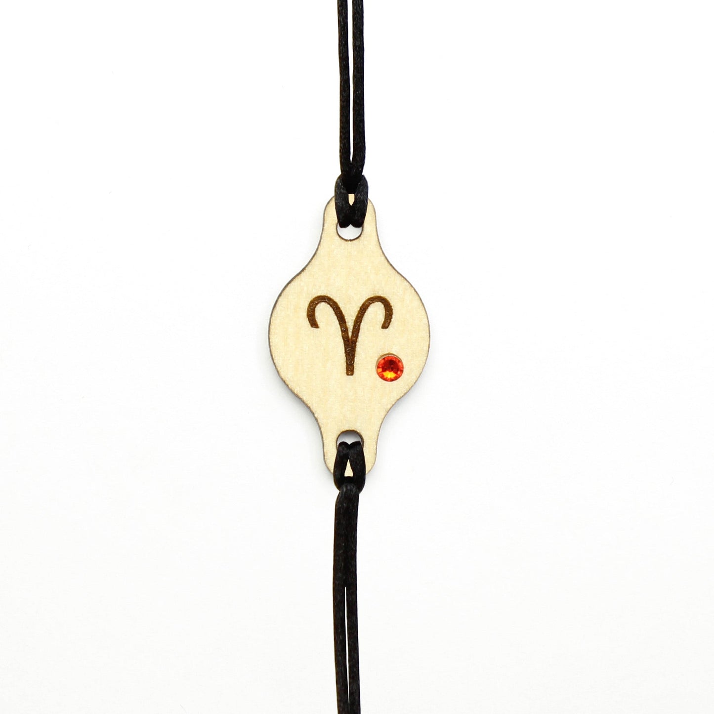 Armband Sternzeichen "Widder" mit Glitzerstein - Nanino Design Onlineshop -