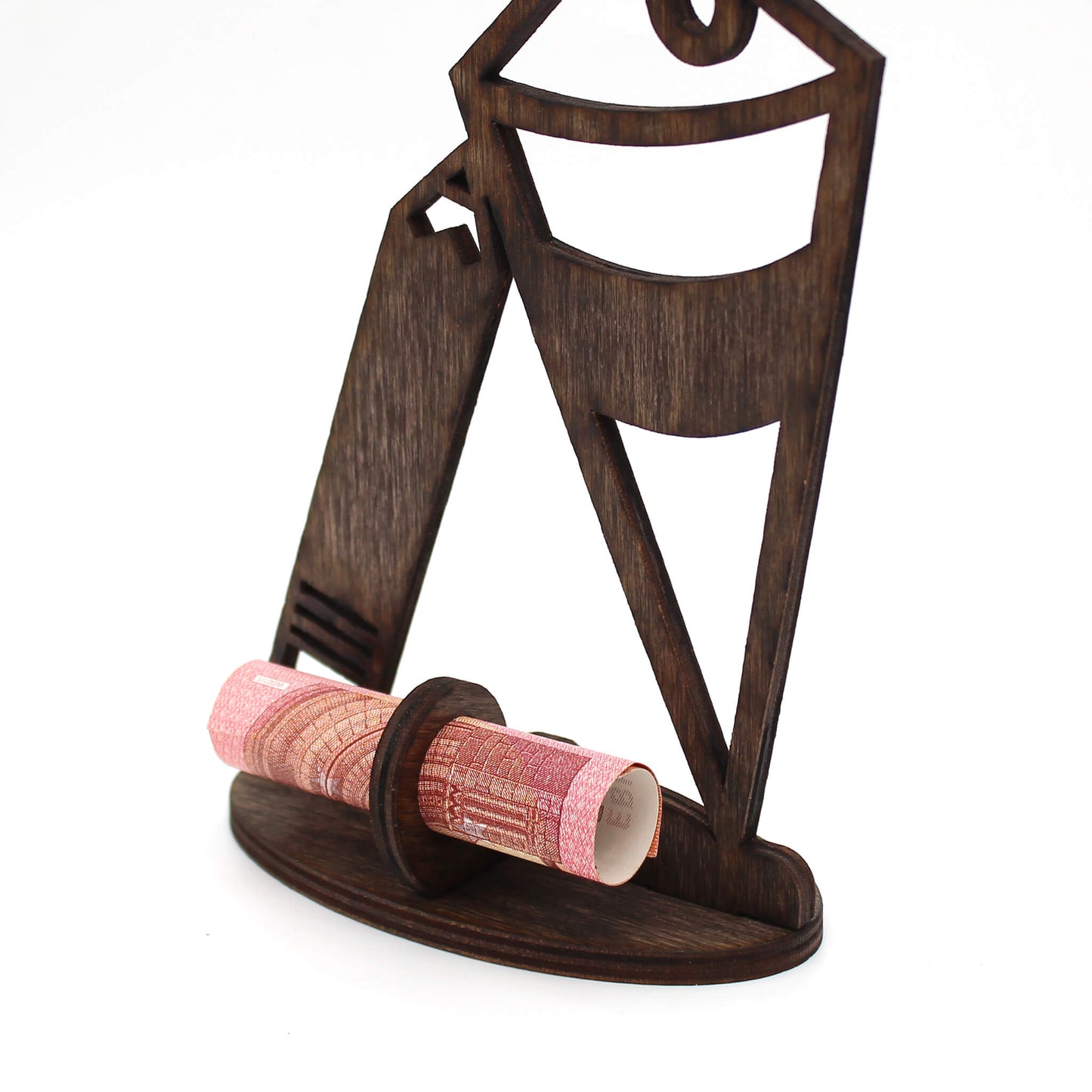 Aufsteller "Schultüte" mit Geldscheinhalter, personalisiert - Nanino Design Onlineshop -
