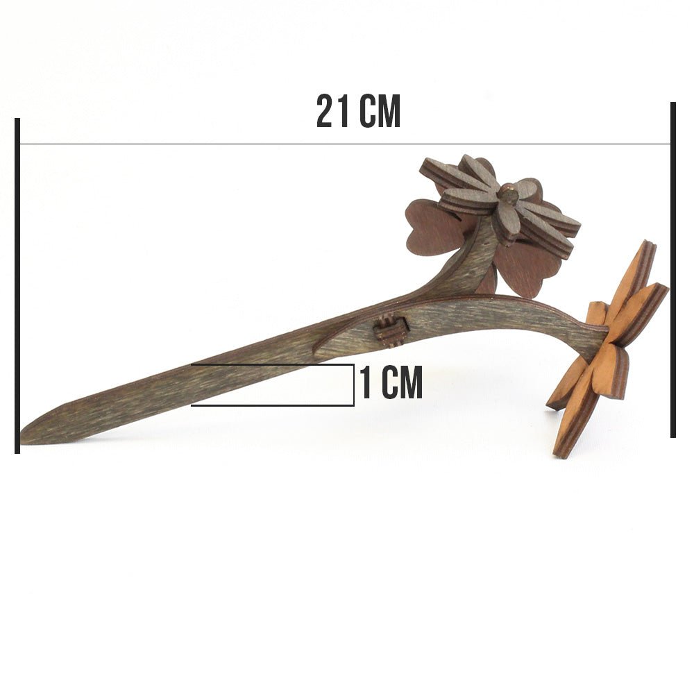 Blume aus Holz - Nanino Design Onlineshop -