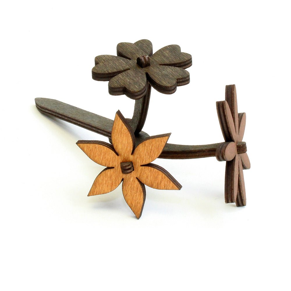 Blume aus Holz - Nanino Design Onlineshop -