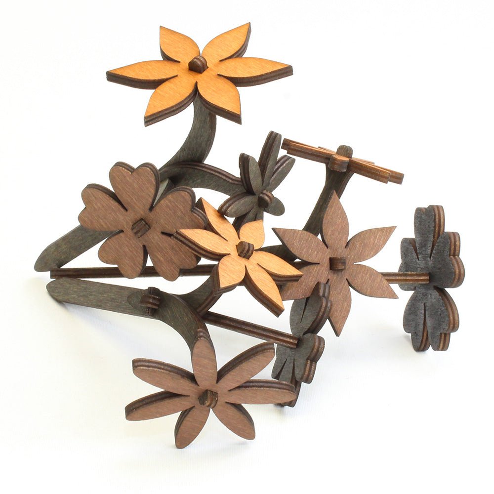 Blume aus Holz - Nanino Design Onlineshop -