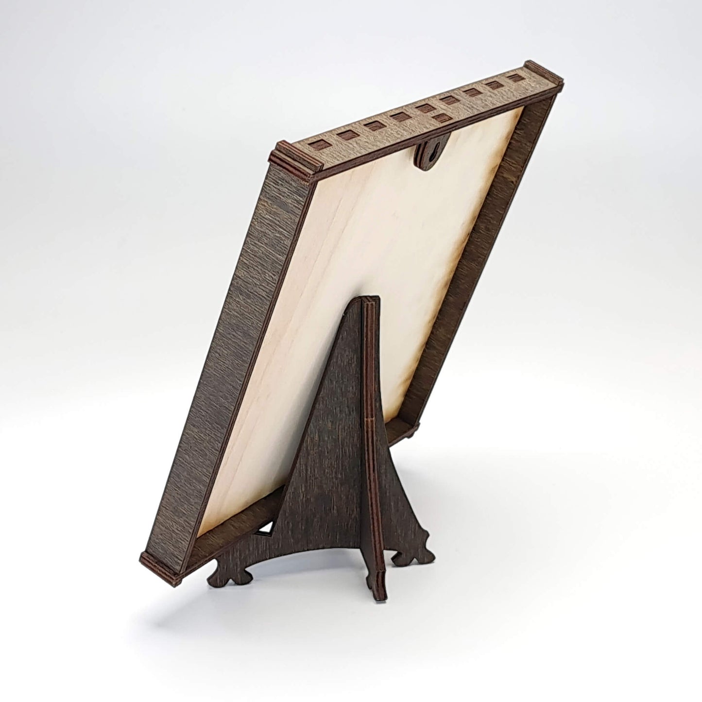 Foto auf Holz gedruckt, mit edlem Rahmen und Ständer, Quadratisch, 3 Größen - Nanino Design Onlineshop -
