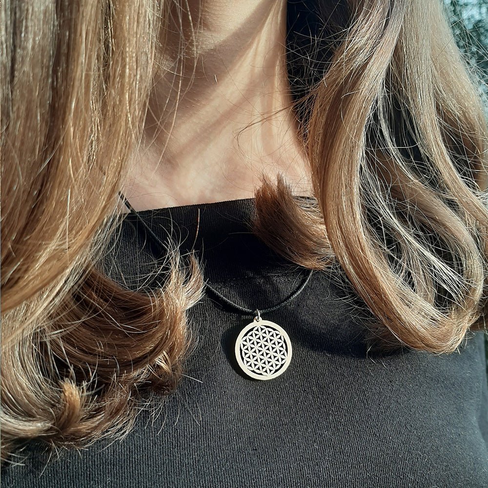 Halskette "Blume des Lebens" - Nanino Design Onlineshop -