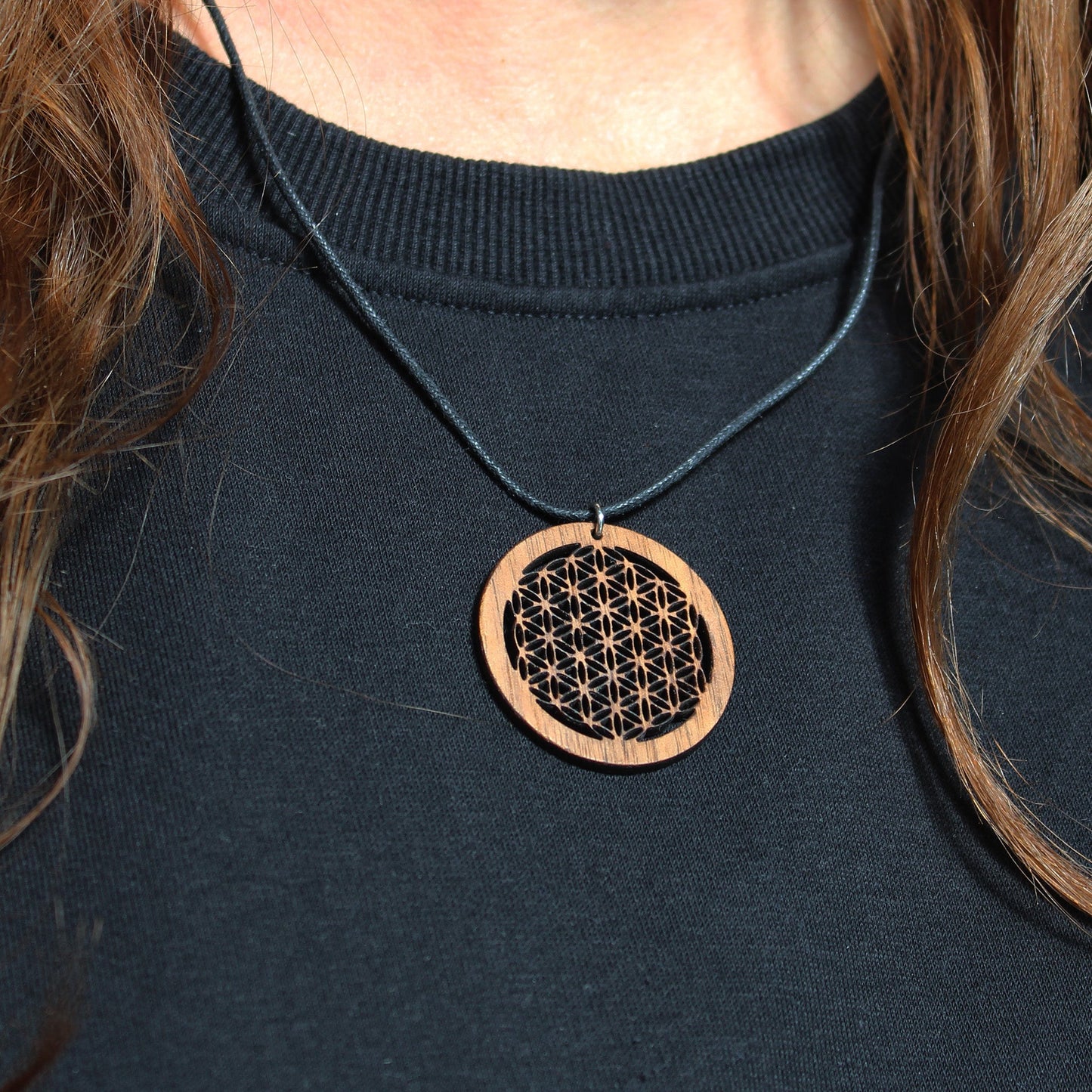 Halskette "Blume des Lebens" groß - Nanino Design Onlineshop -