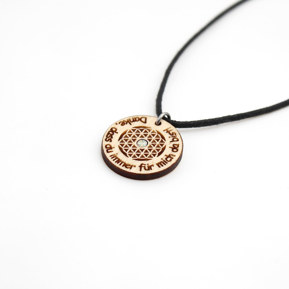Halskette "Danke, dass du immer für mich da bist" - Nanino Design Onlineshop -