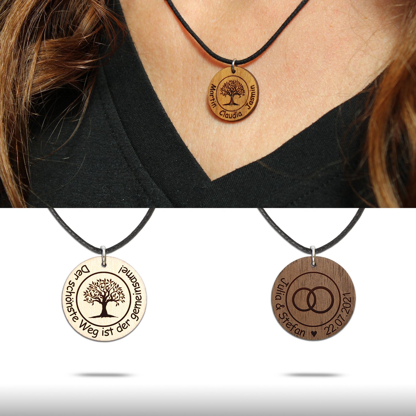 Halskette "Dein Design" personalisiert - Nanino Design Onlineshop -
