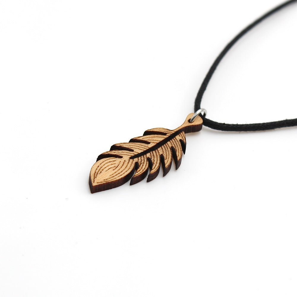 Halskette "Feder" - Nanino Design Onlineshop -