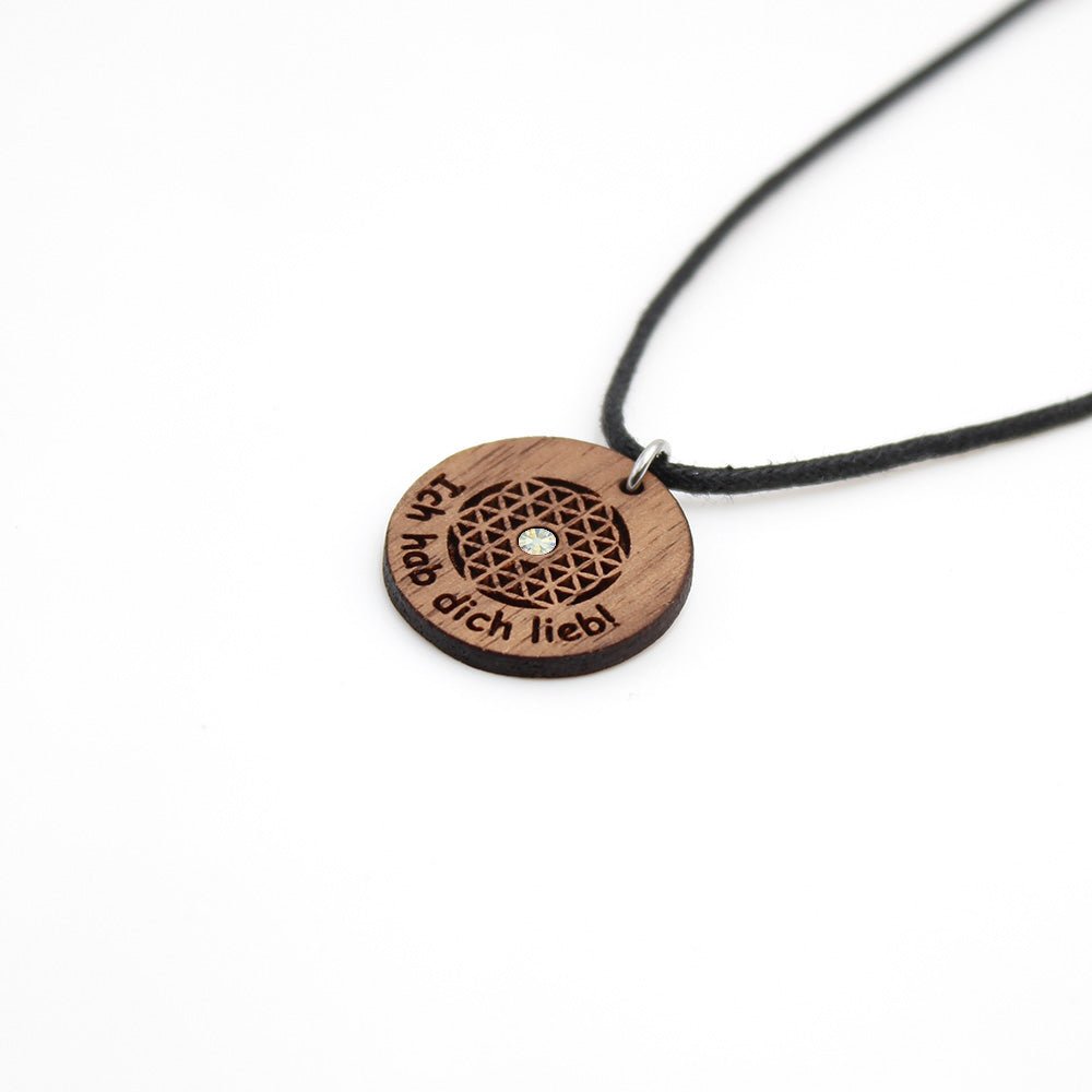 Halskette "Ich hab dich lieb" - Nanino Design Onlineshop -