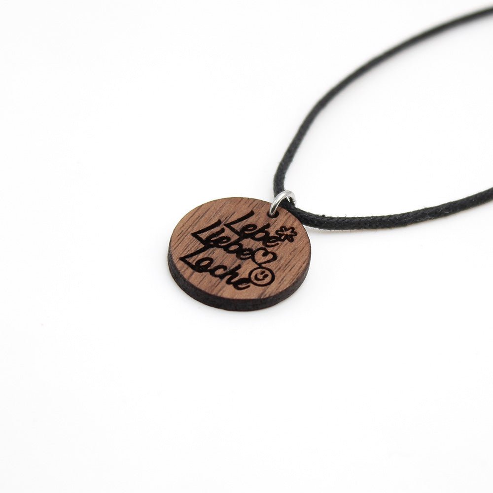Halskette "Lebe Liebe Lache" - Nanino Design Onlineshop -
