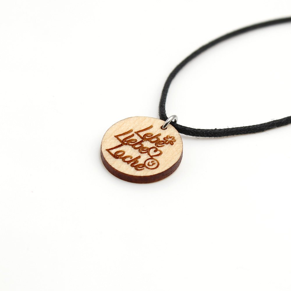 Halskette "Lebe Liebe Lache" - Nanino Design Onlineshop -