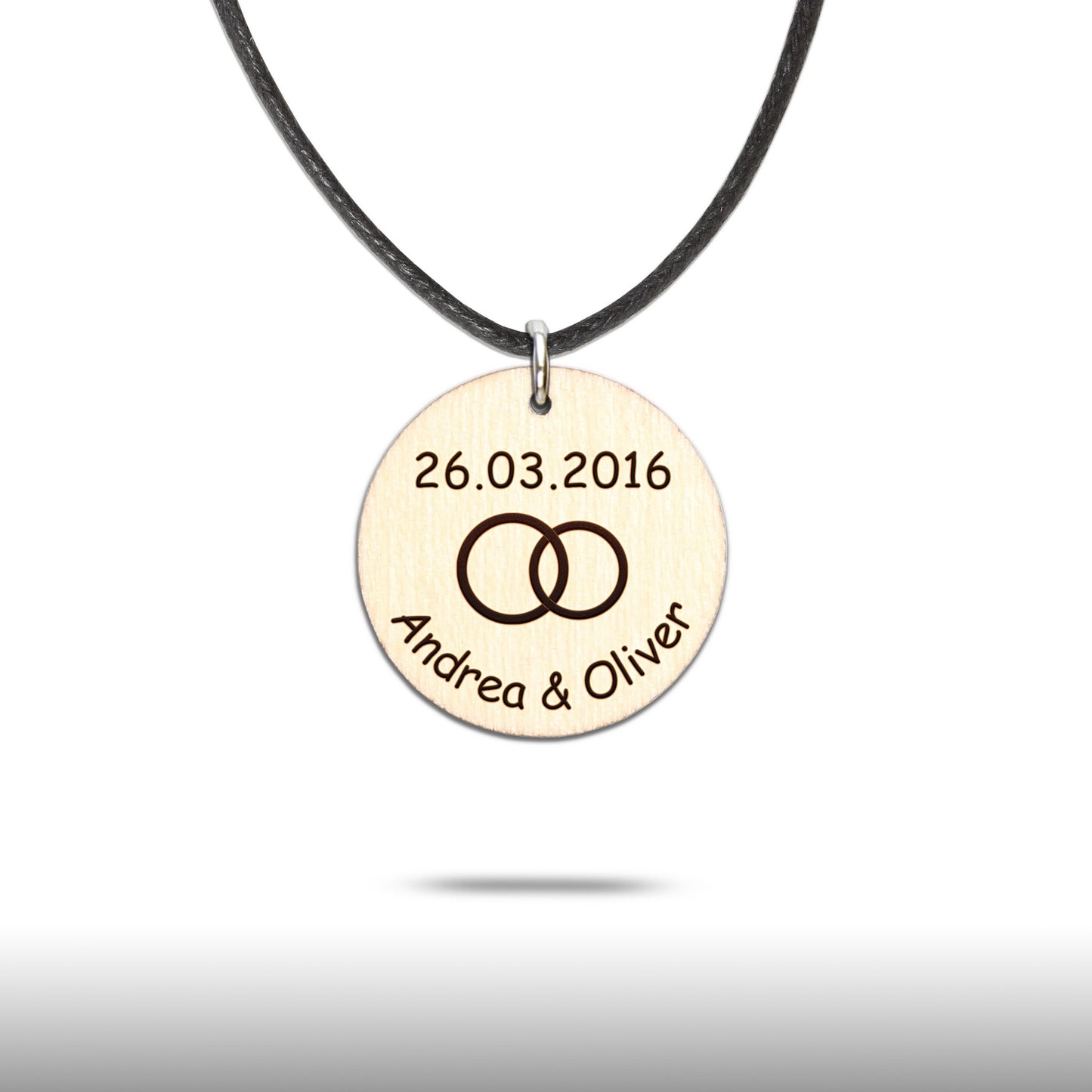 Halskette "Liebe/Freundschaft" personalisiert - Nanino Design Onlineshop -