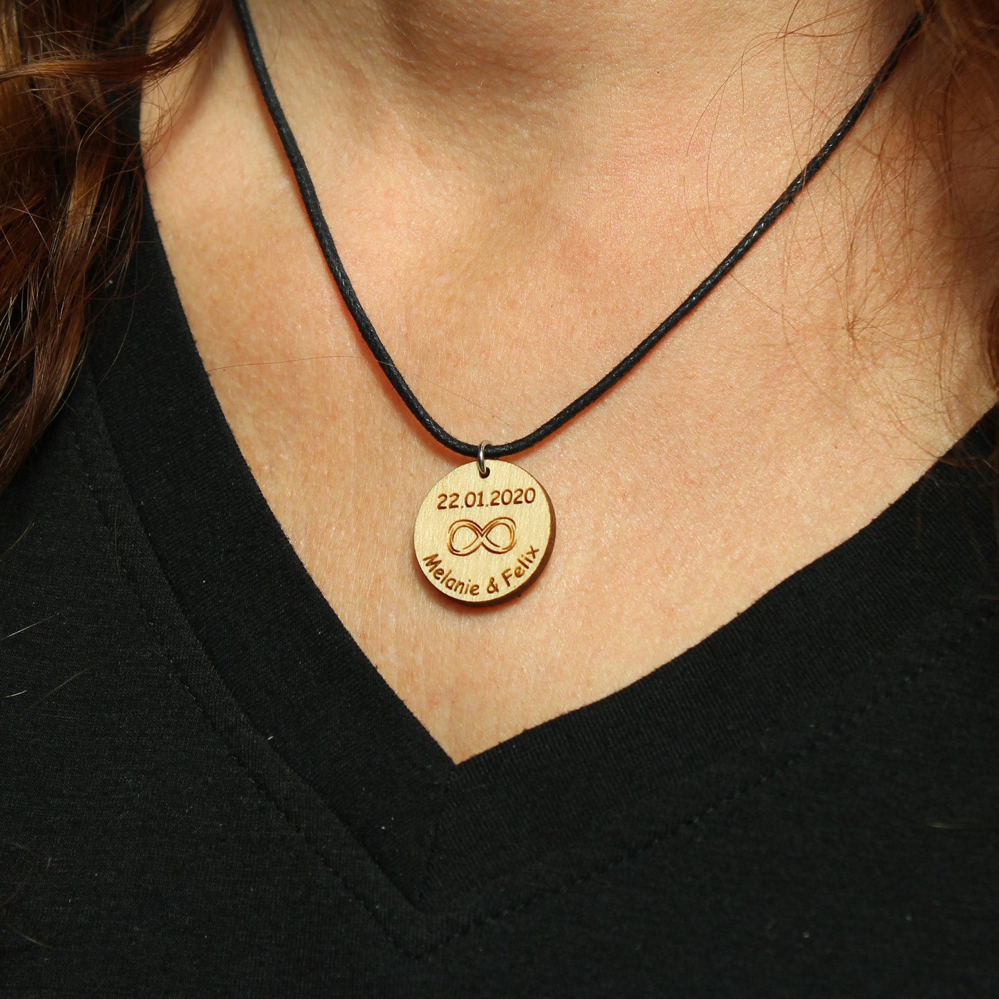 Halskette "Liebe/Freundschaft" personalisiert - Nanino Design Onlineshop -
