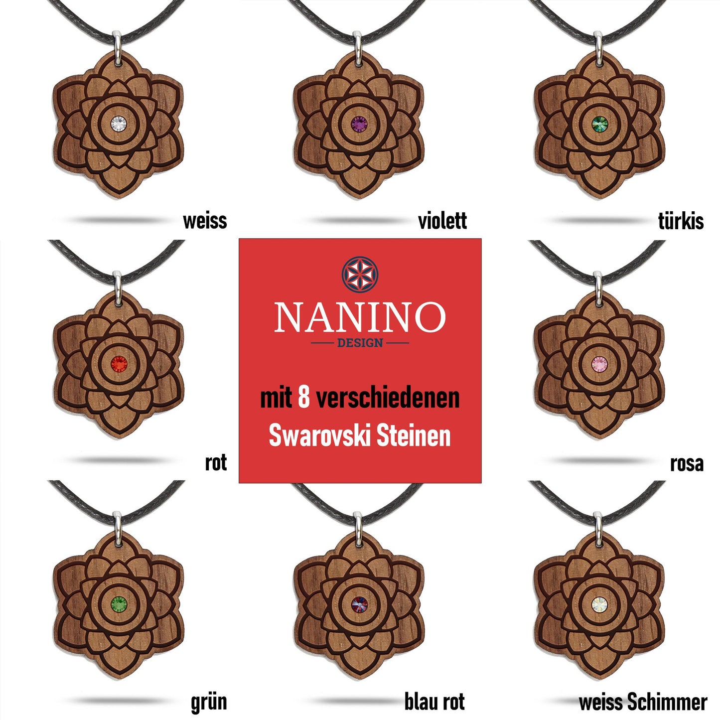 Halskette "Mandala" - Nanino Design Onlineshop -