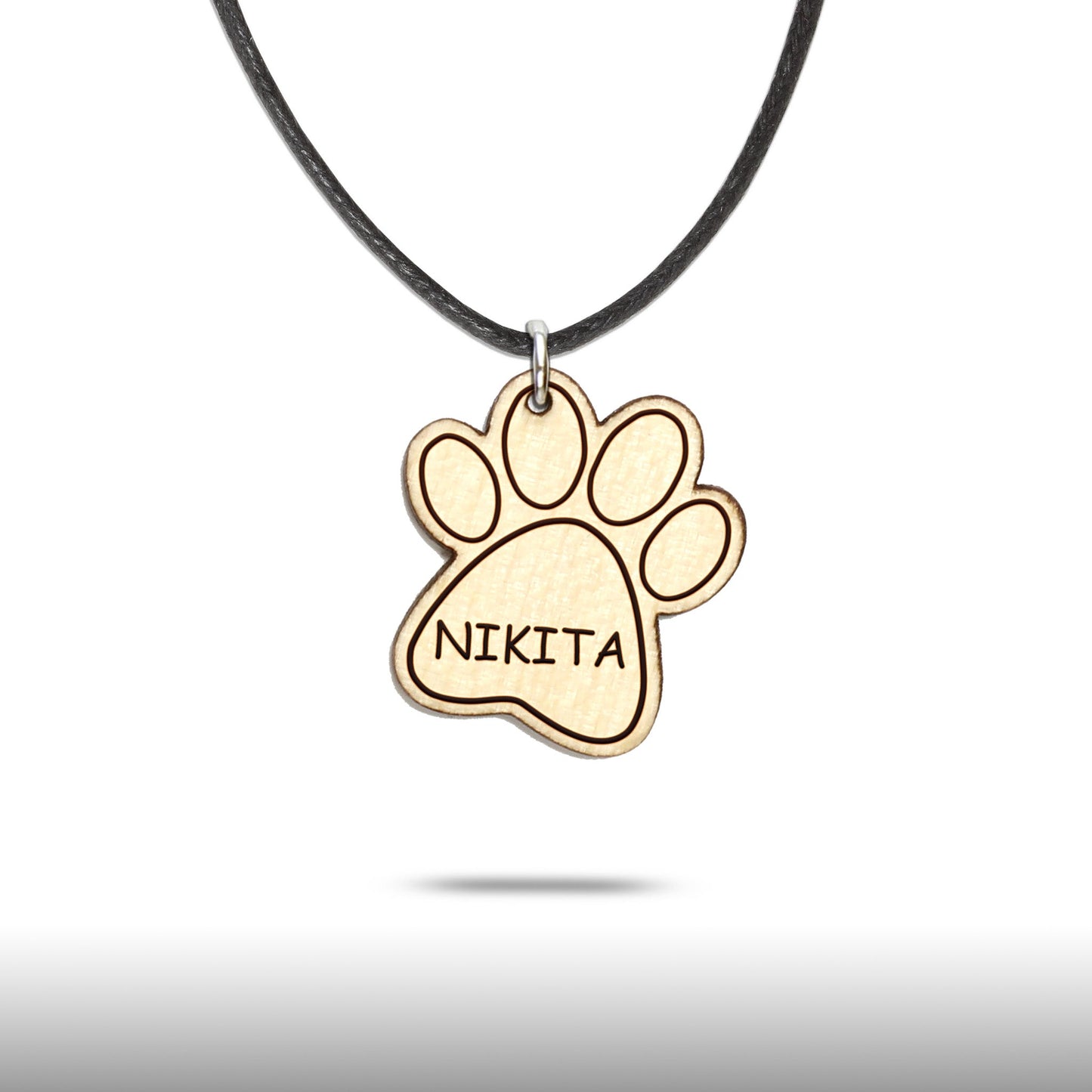 Halskette "Pfote ohne Kralle" personalisiert - Nanino Design Onlineshop -