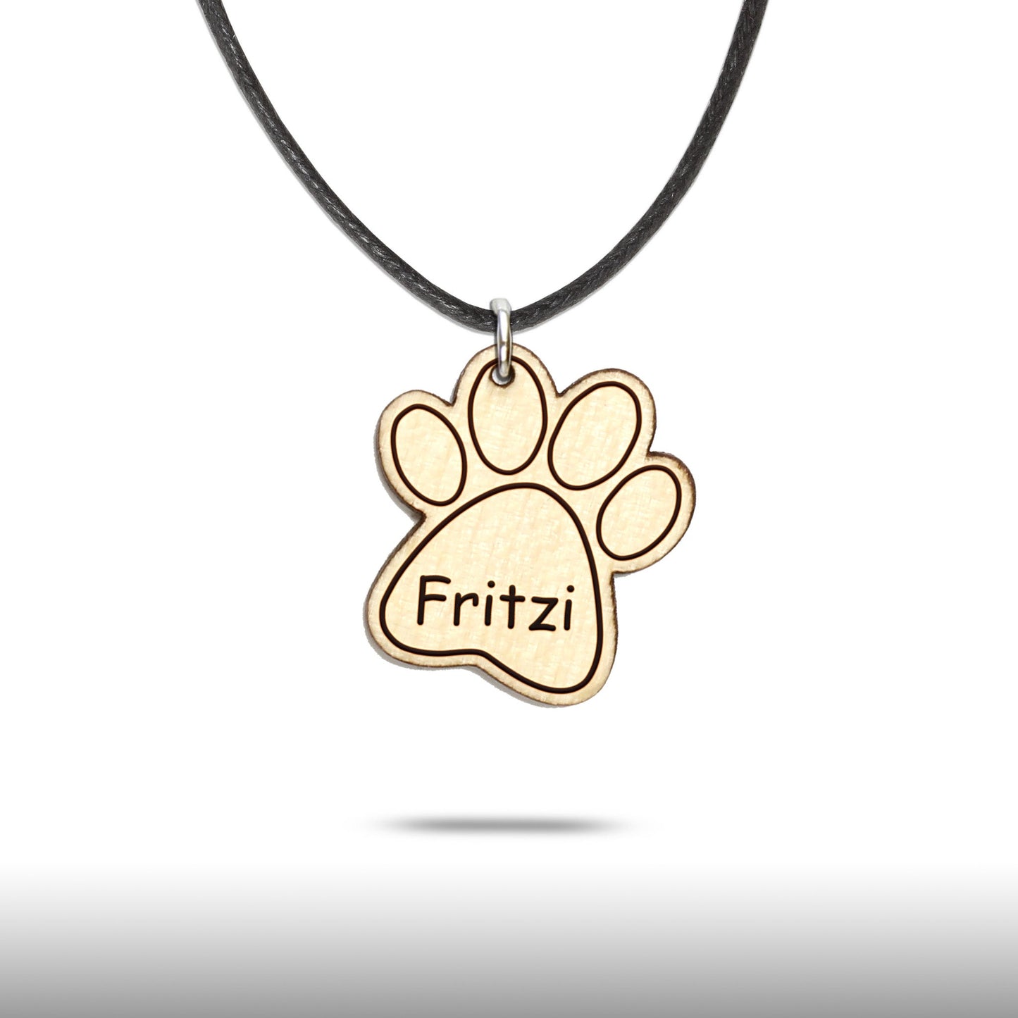 Halskette "Pfote ohne Kralle" personalisiert - Nanino Design Onlineshop -