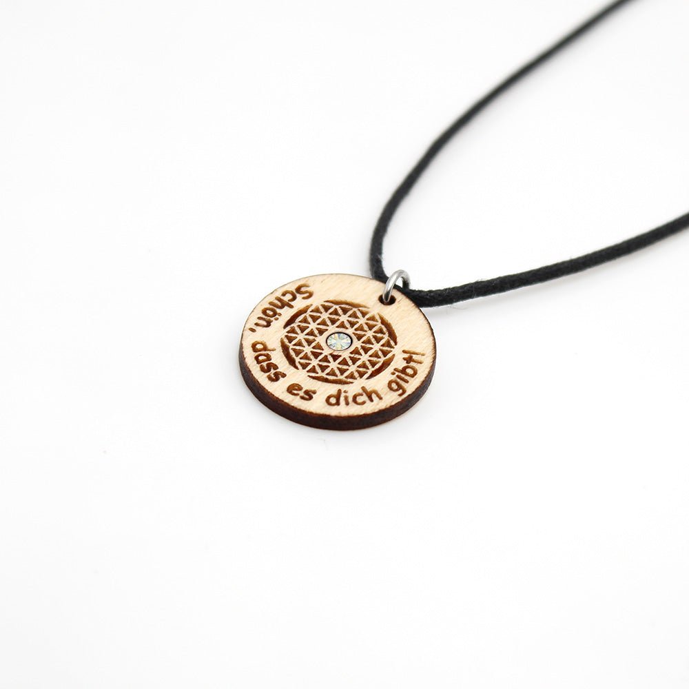 Halskette "Schön, dass es dich gibt" - Nanino Design Onlineshop -