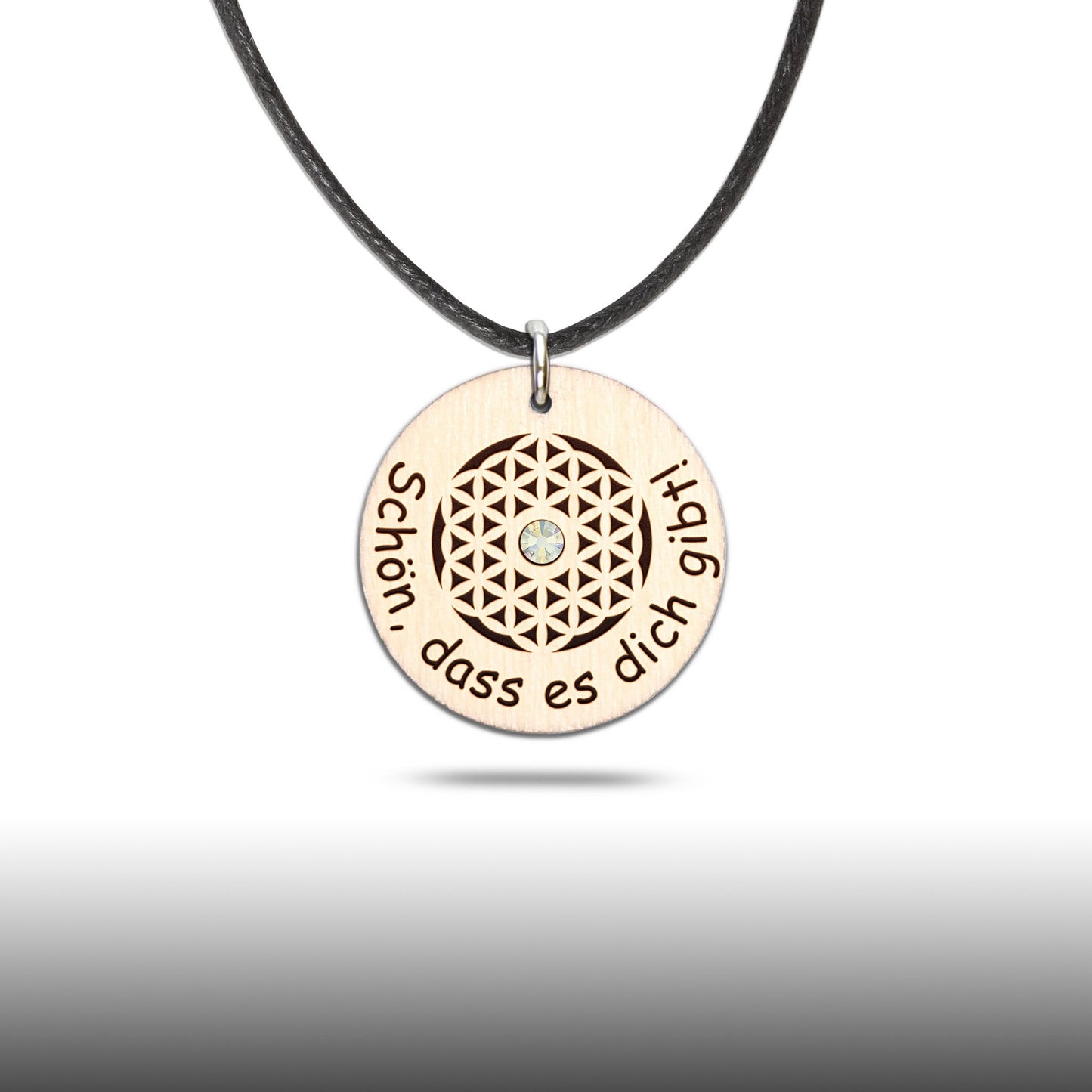 Halskette "Schön, dass es dich gibt" - Nanino Design Onlineshop -