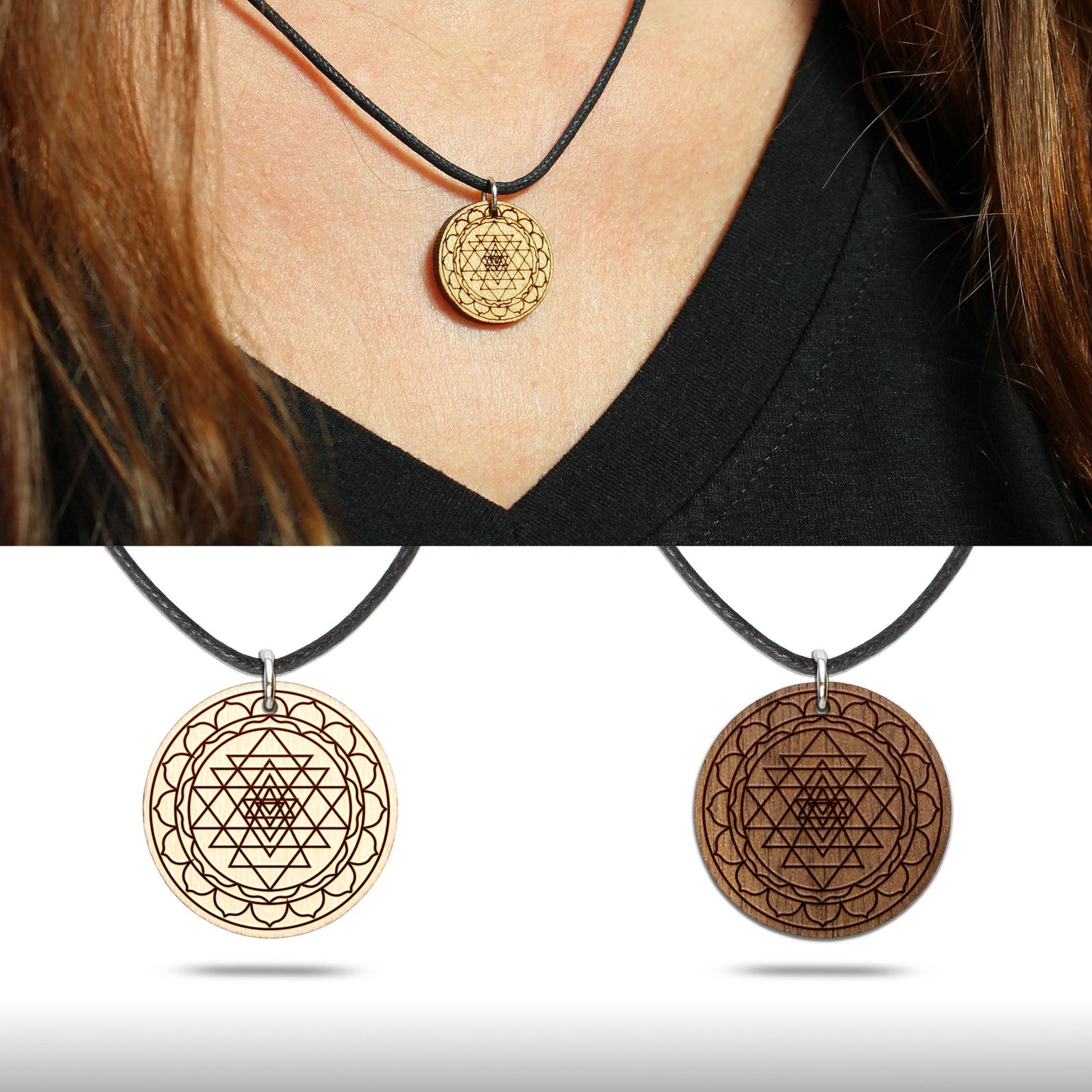 Halskette "Sri Yantra" - Nanino Design Onlineshop -