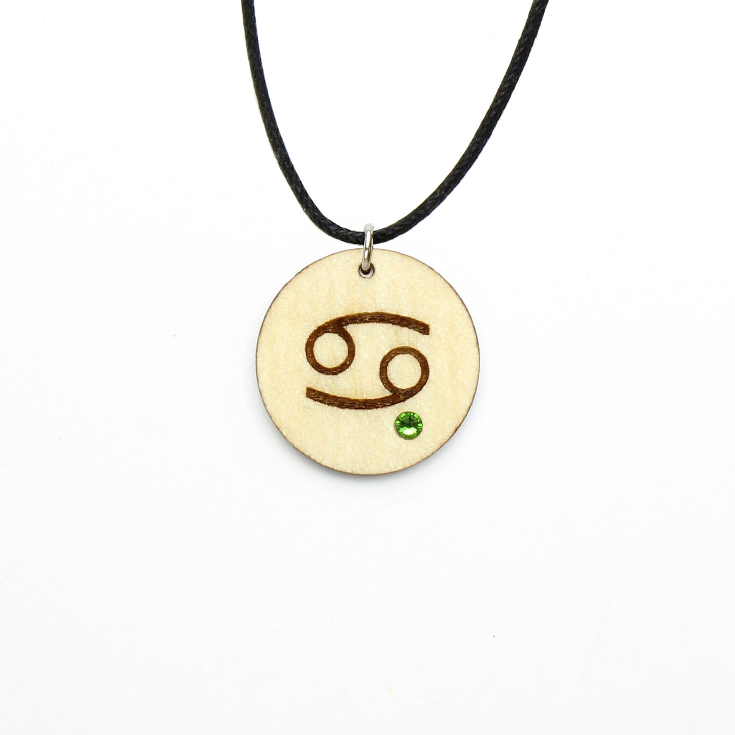 Halskette Sternzeichen "Krebs" mit Glitzerstein - Nanino Design Onlineshop -