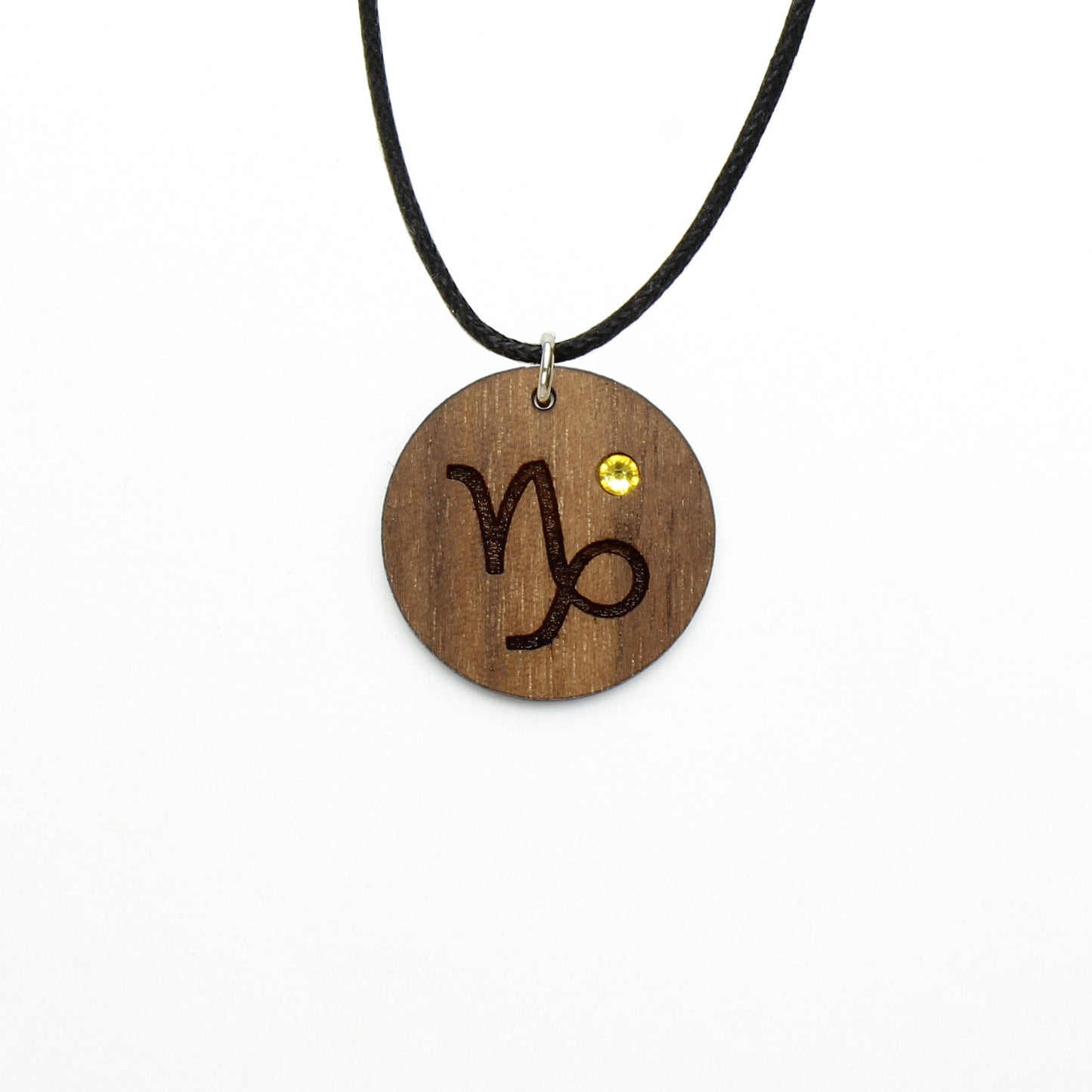 Halskette Sternzeichen "Steinbock" mit Glitzerstein - Nanino Design Onlineshop -