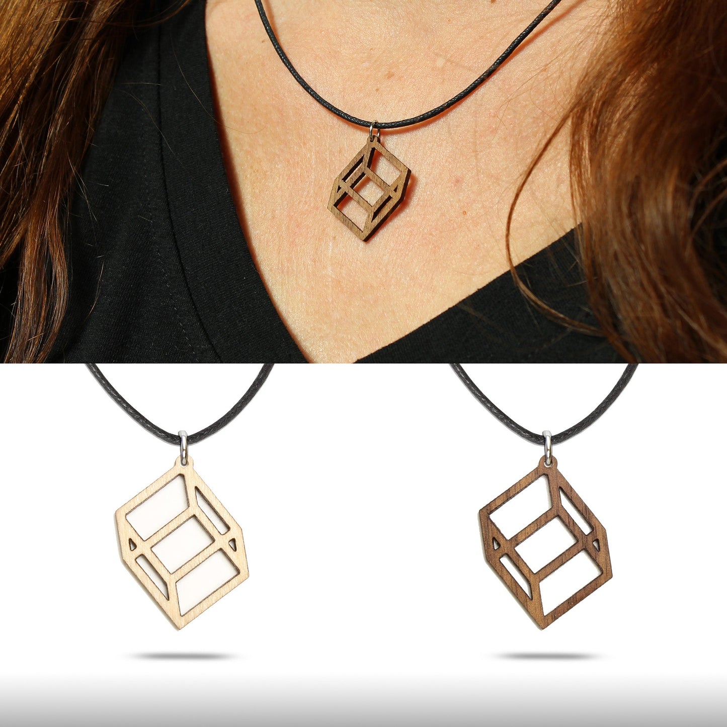 Halskette "Würfel" - Nanino Design Onlineshop -