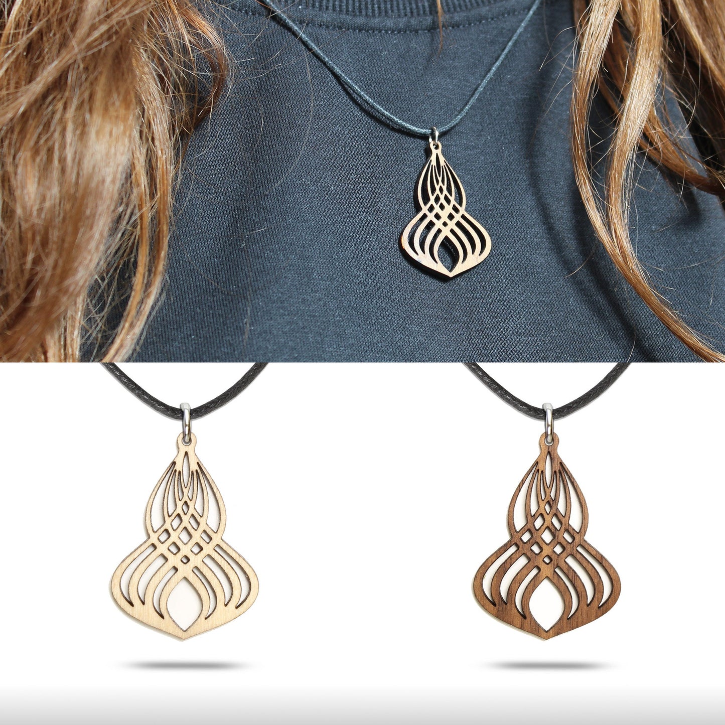 Halskette "Zwiebel" - Nanino Design Onlineshop -