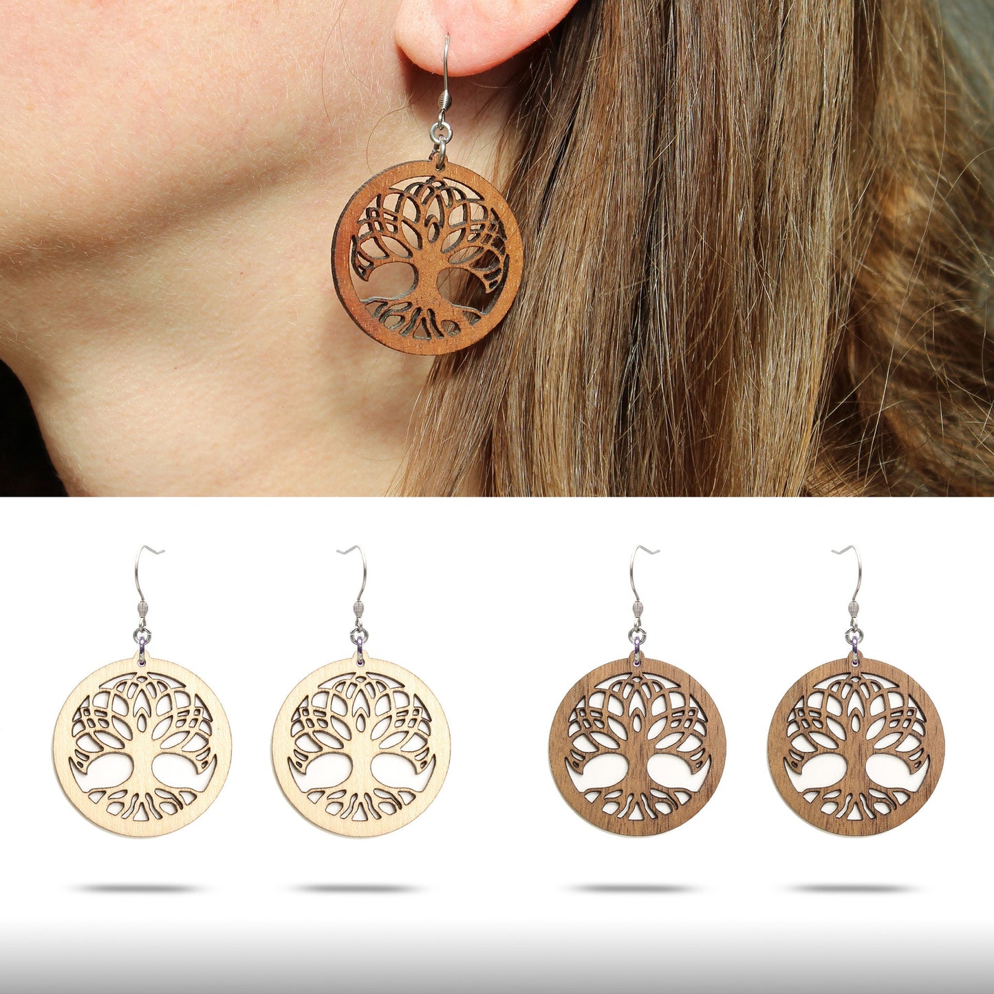 Ohrringe "Baum des Lebens", groß - Nanino Design Onlineshop -