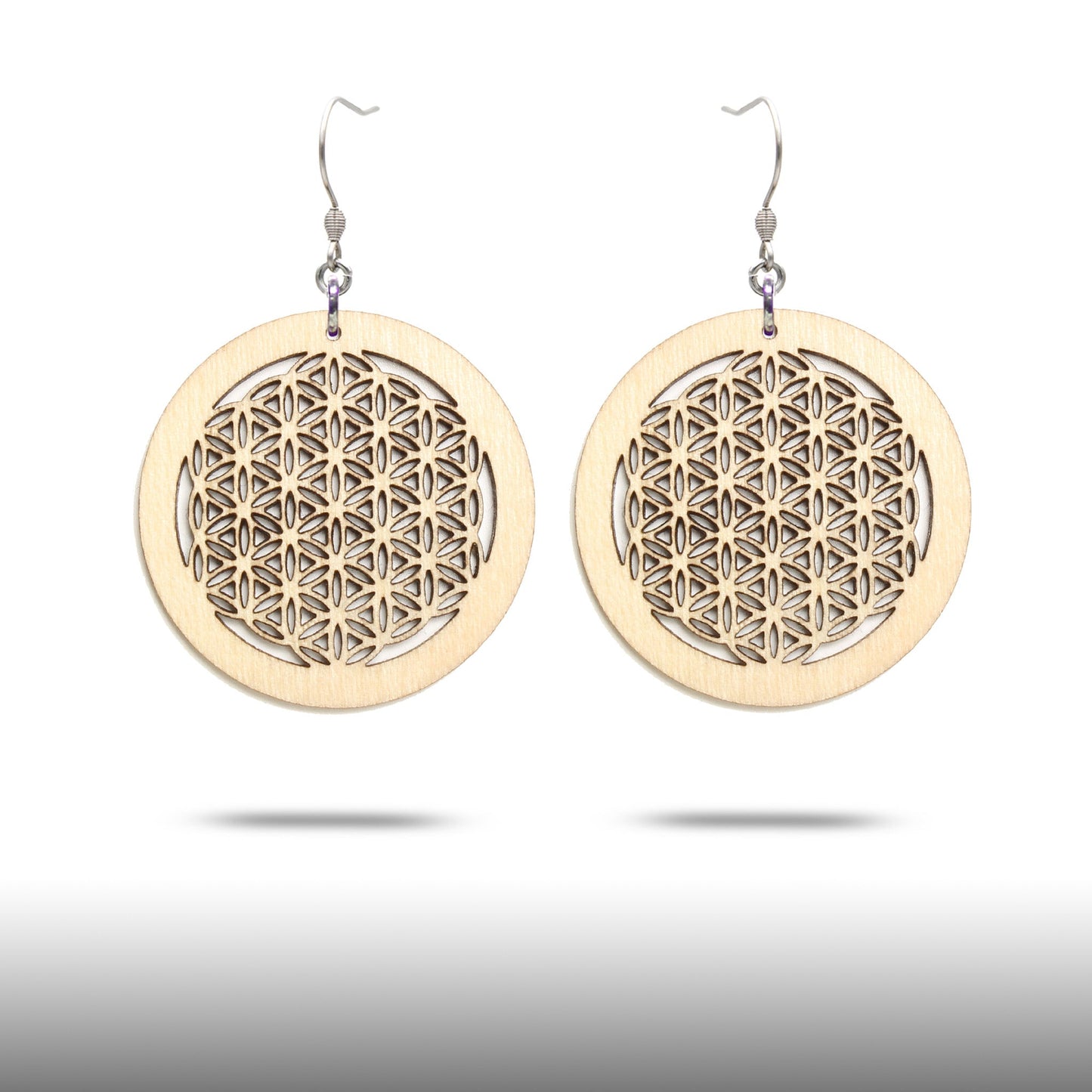 Ohrringe "Blume des Lebens", groß - Nanino Design Onlineshop -