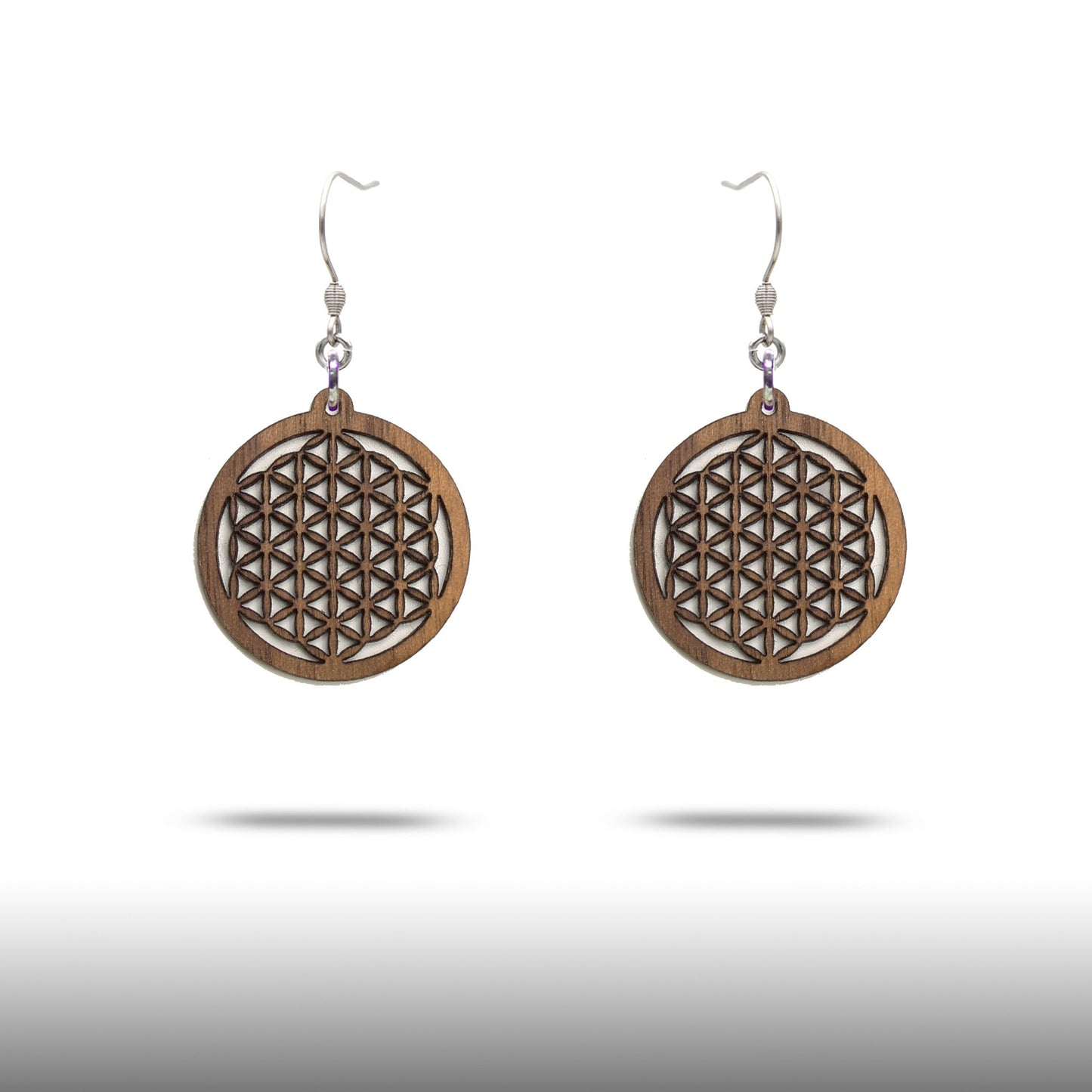 Ohrringe "Blume des Lebens", klein - Nanino Design Onlineshop -