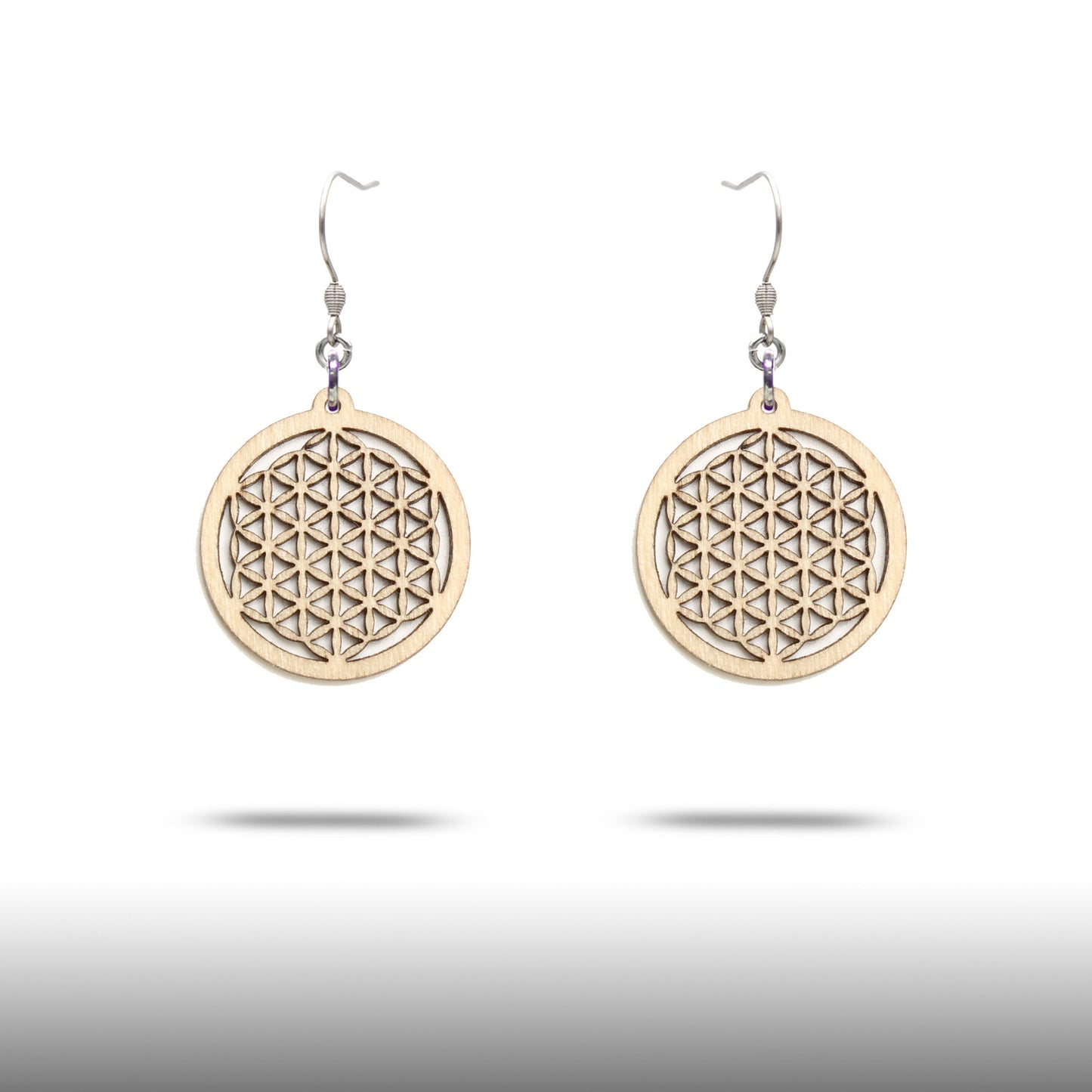 Ohrringe "Blume des Lebens", klein - Nanino Design Onlineshop -