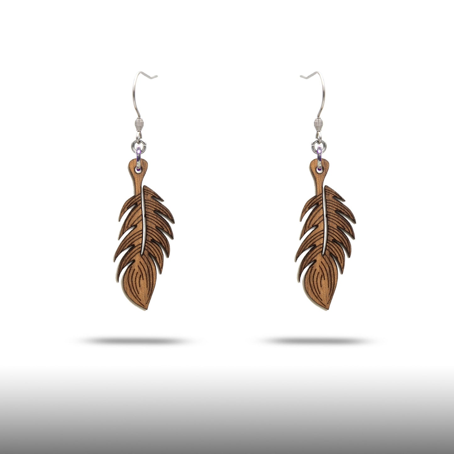 Ohrringe "Feder" - Nanino Design Onlineshop -