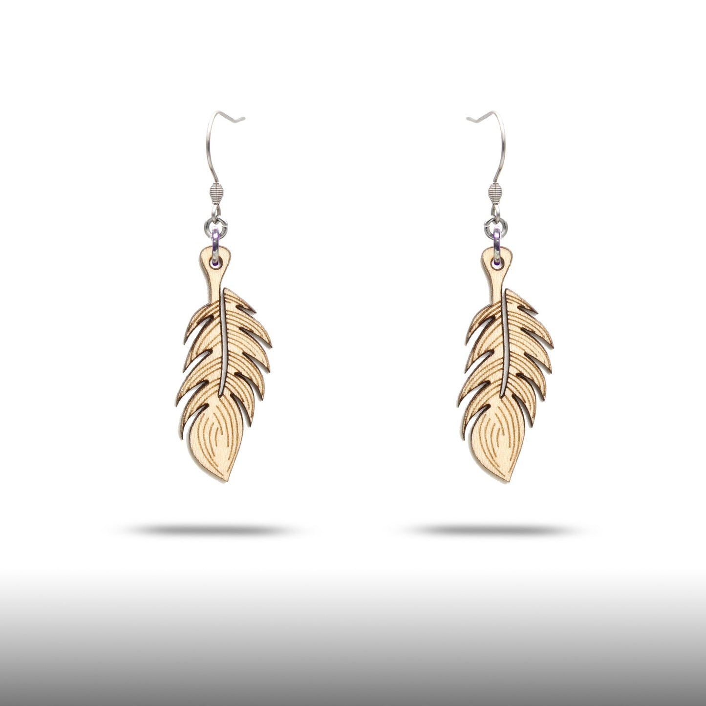 Ohrringe "Feder" - Nanino Design Onlineshop -