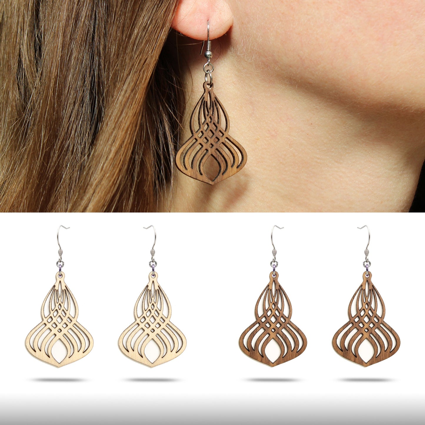 Ohrringe "Zwiebel" - Nanino Design Onlineshop -