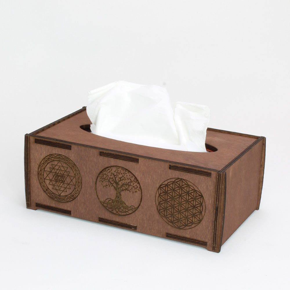 Taschentuchbox groß "3 Symbole" - Nanino Design Onlineshop -