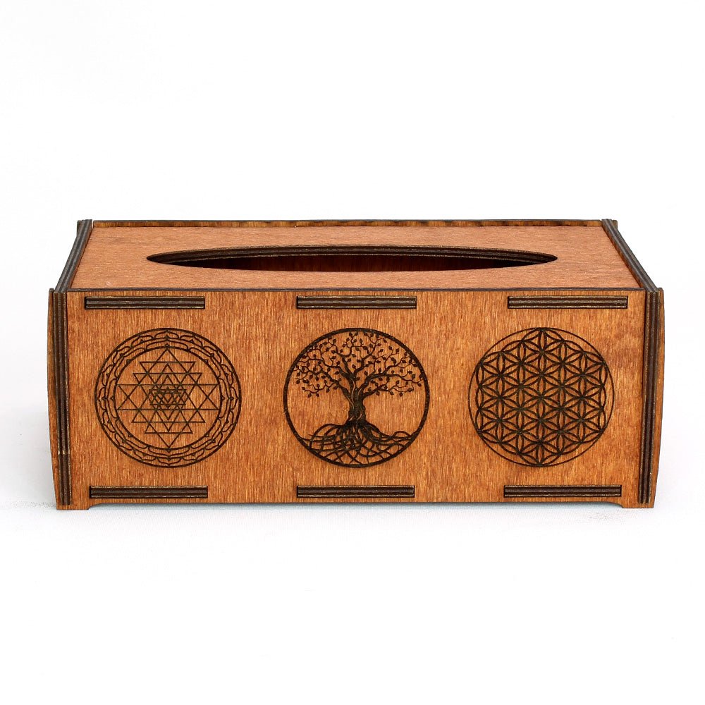 Taschentuchbox groß "3 Symbole" - Nanino Design Onlineshop -
