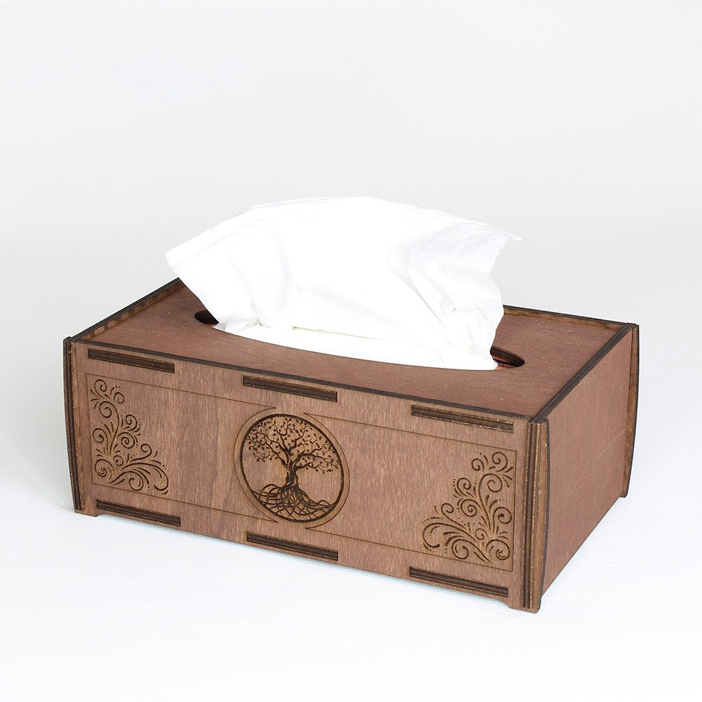 Taschentuchbox groß "Baum des Lebens" - Nanino Design Onlineshop -