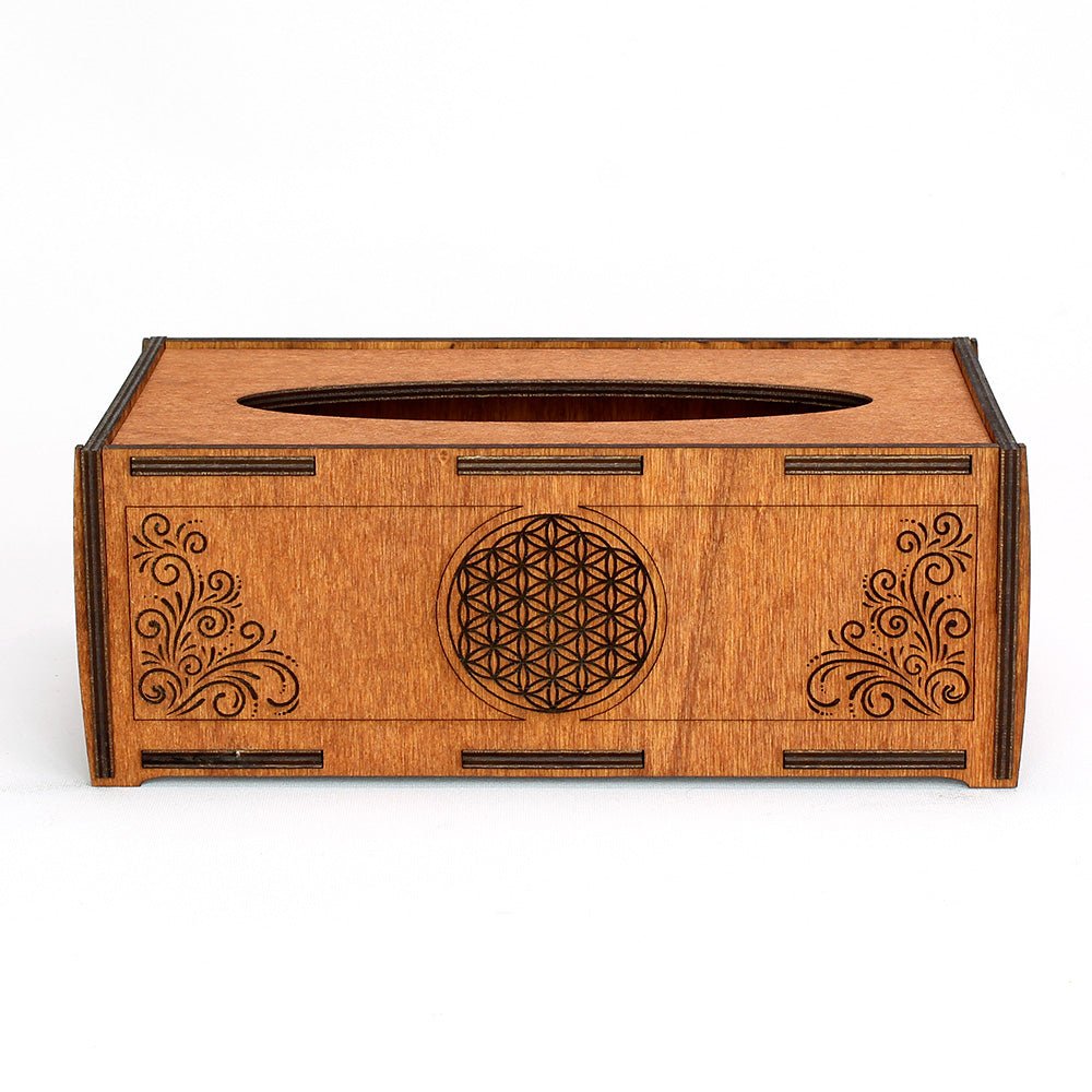 Taschentuchbox groß "Blume des Lebens" - Nanino Design Onlineshop -