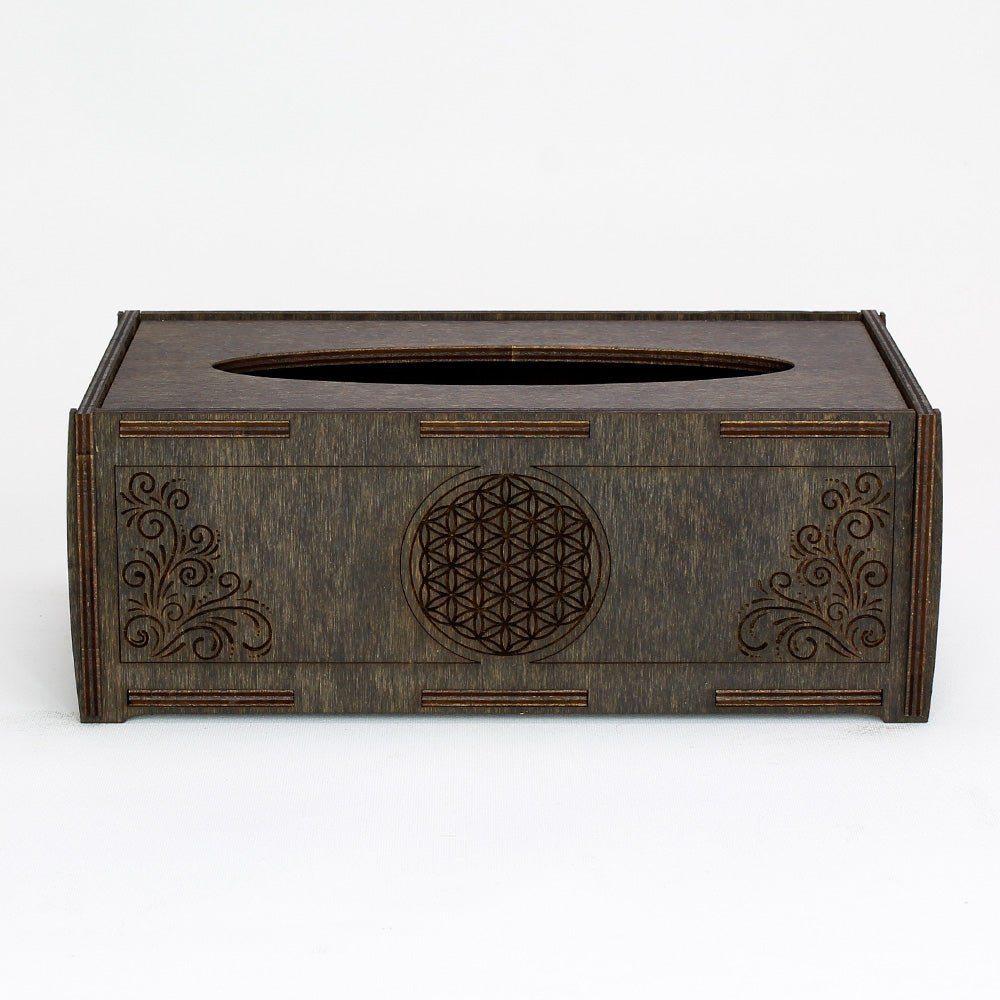 Taschentuchbox groß "Blume des Lebens" - Nanino Design Onlineshop -