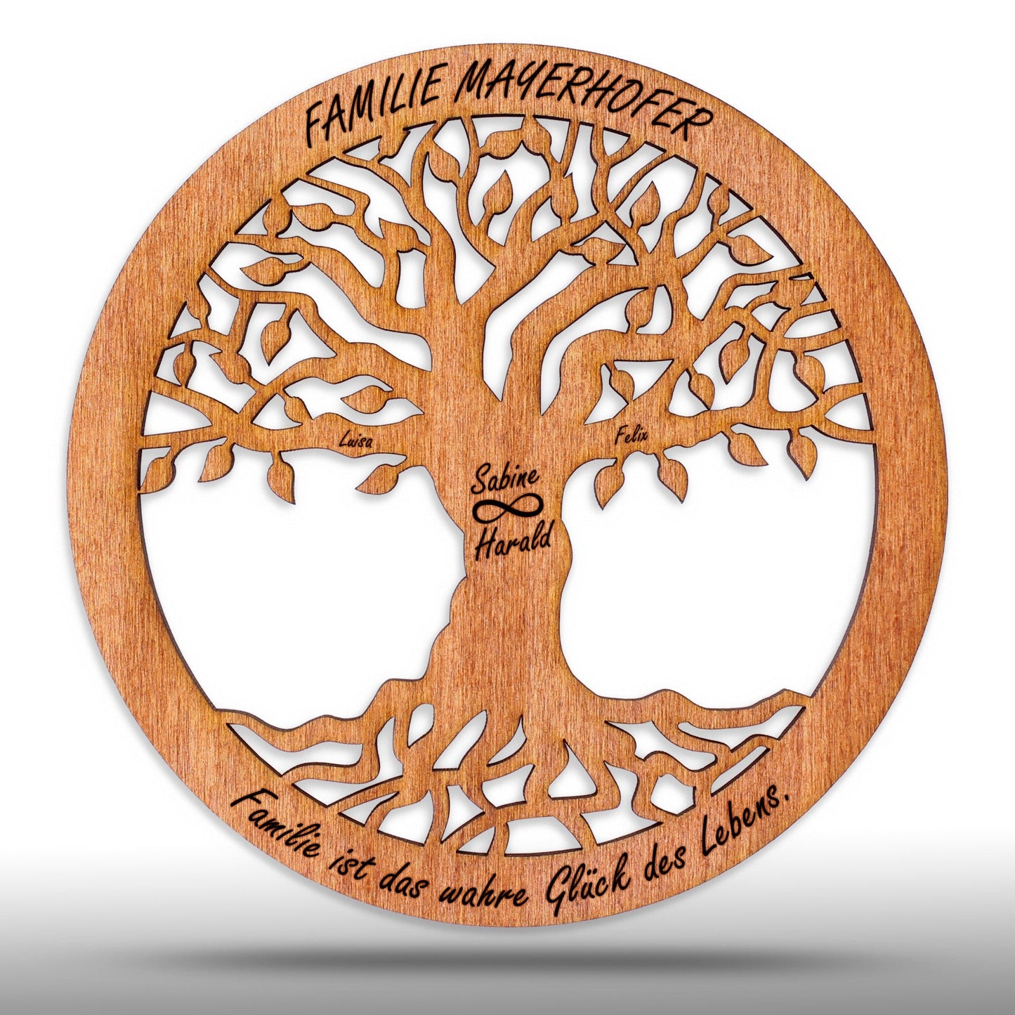 Wandbild Baum des Lebens "Familie", personalisiert - Nanino Design Onlineshop -