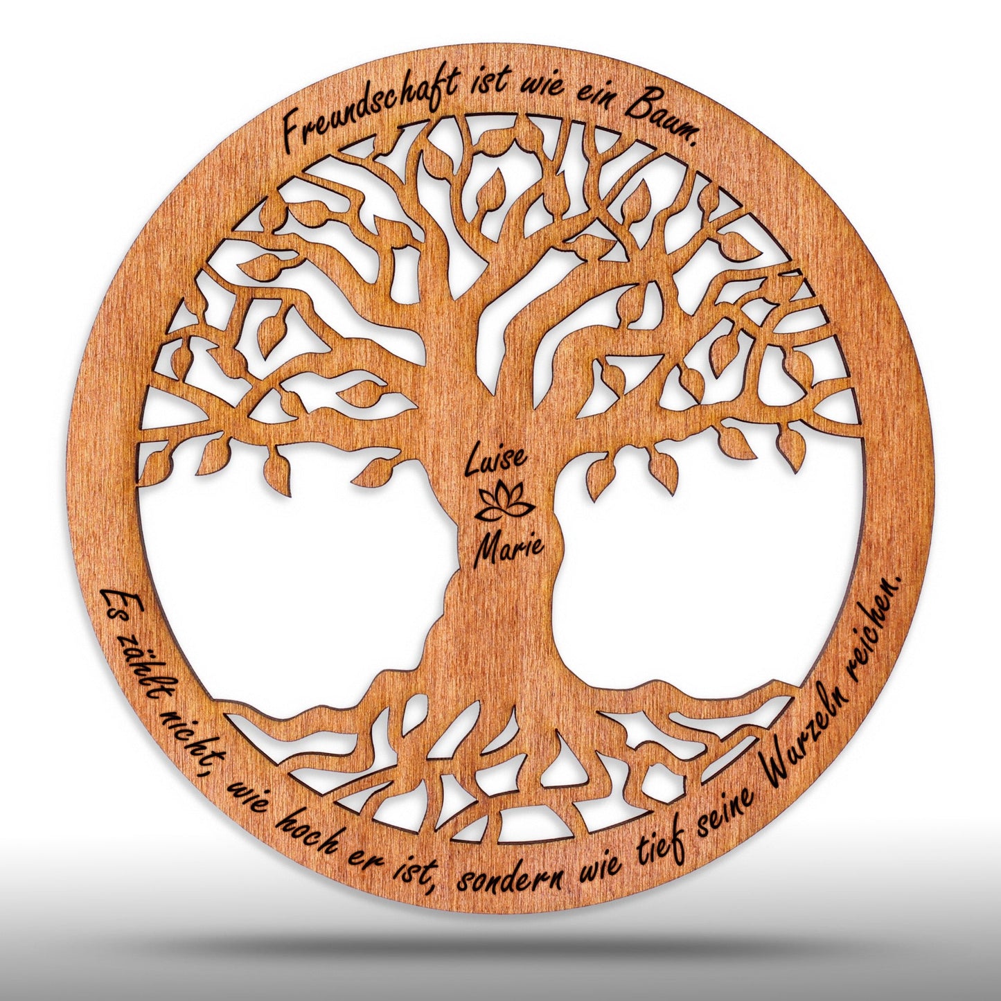 Wandbild Baum des Lebens "Freundschaft", personalisiert - Nanino Design Onlineshop -