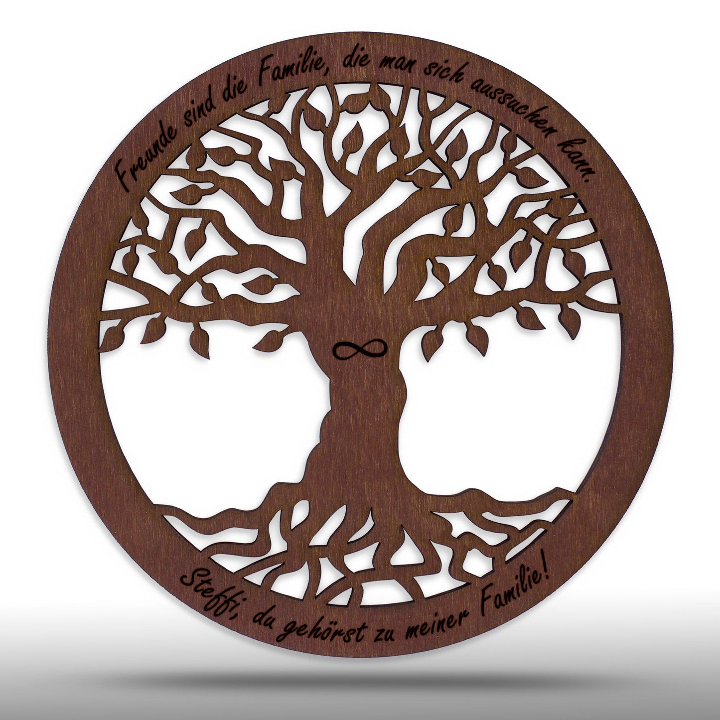 Wandbild Baum des Lebens "Freundschaft", personalisiert - Nanino Design Onlineshop -