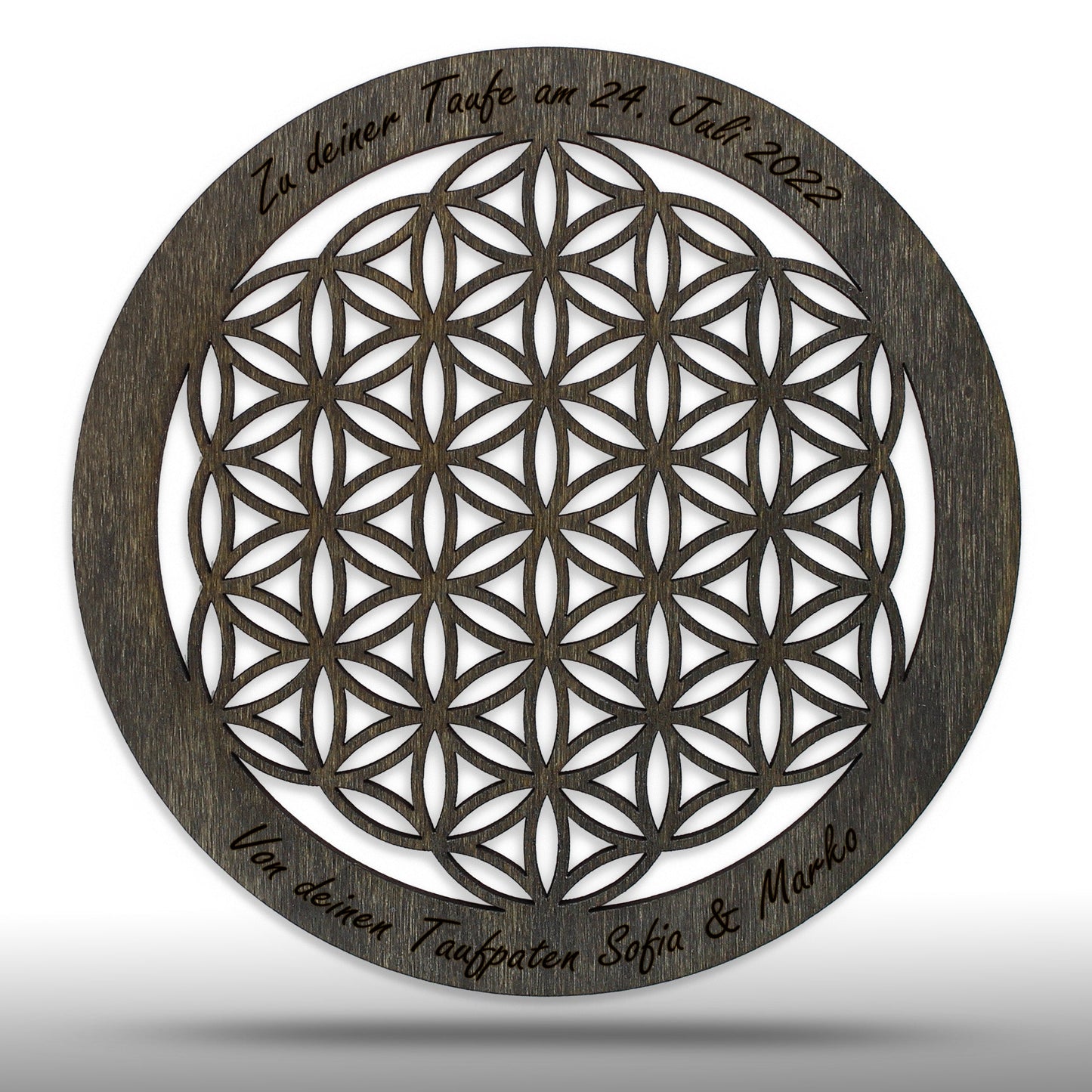Wandbild Blume des Lebens, personalisiert - Nanino Design Onlineshop -