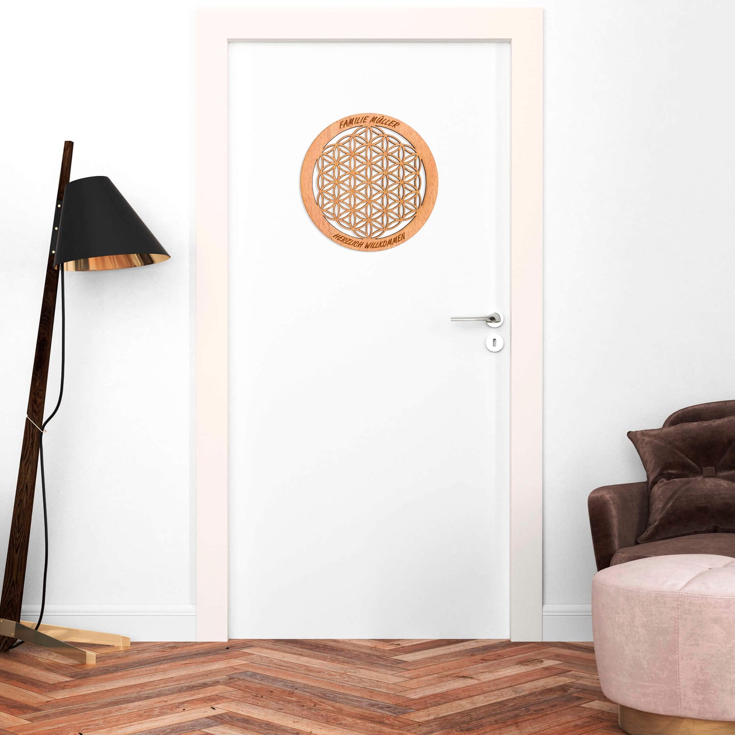 Wandbild Blume des Lebens, personalisiert - Nanino Design Onlineshop -