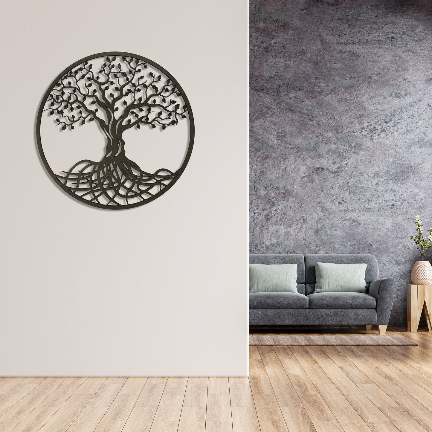 Wandbild Holz "Baum des Lebens" V1 - Nanino Design Onlineshop -