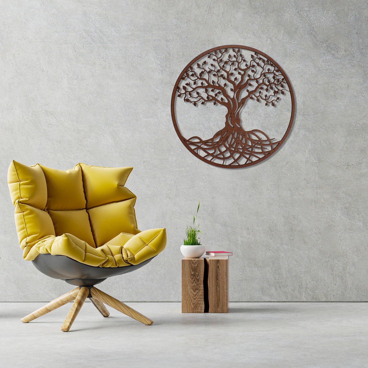 Wandbild Holz "Baum des Lebens" V1 - Nanino Design Onlineshop -